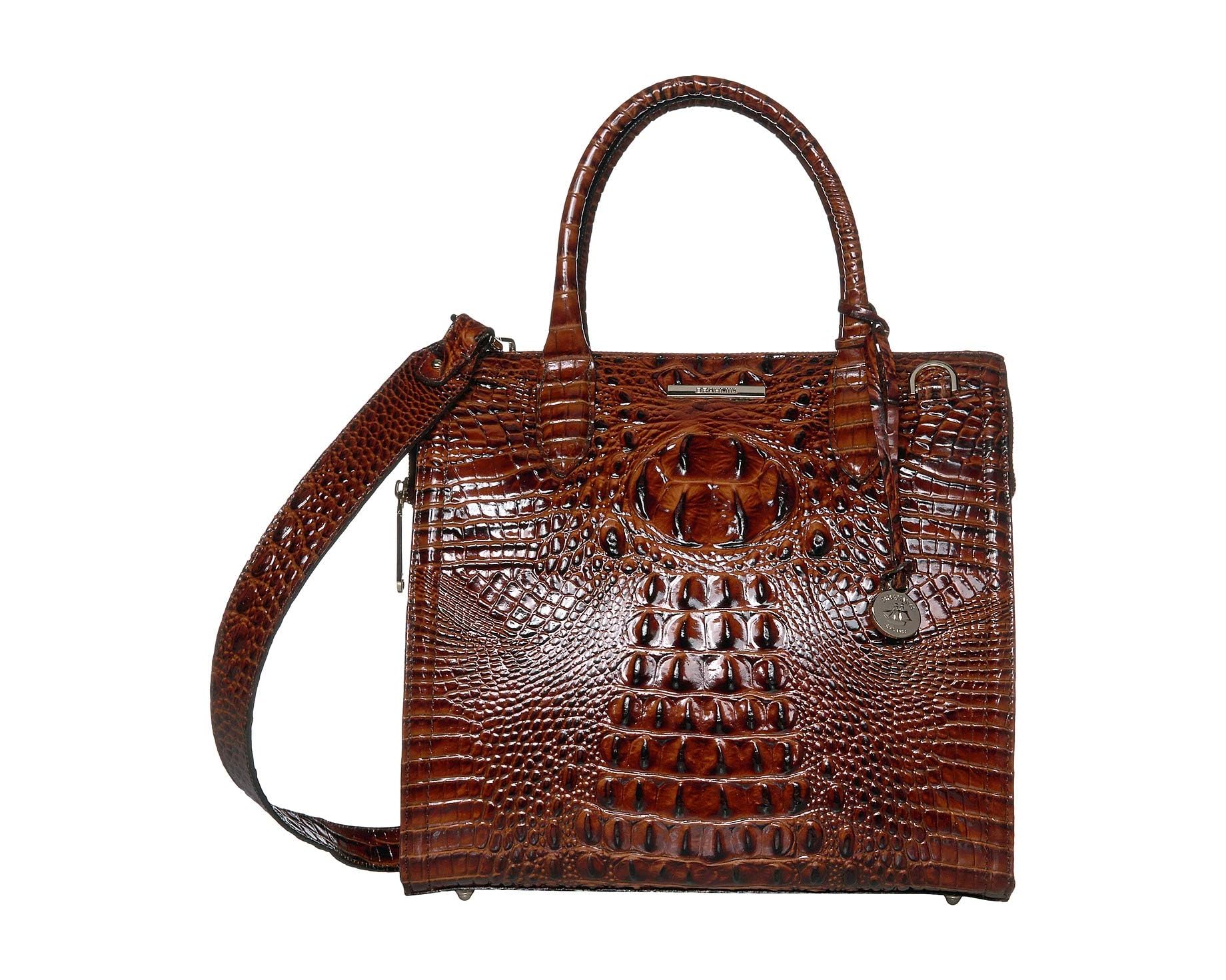 (取寄) ブラーミン メルボルン キャロライン サッチェル Brahmin Melbourne Caroline Satchel Pecan｜ジェットラグ店