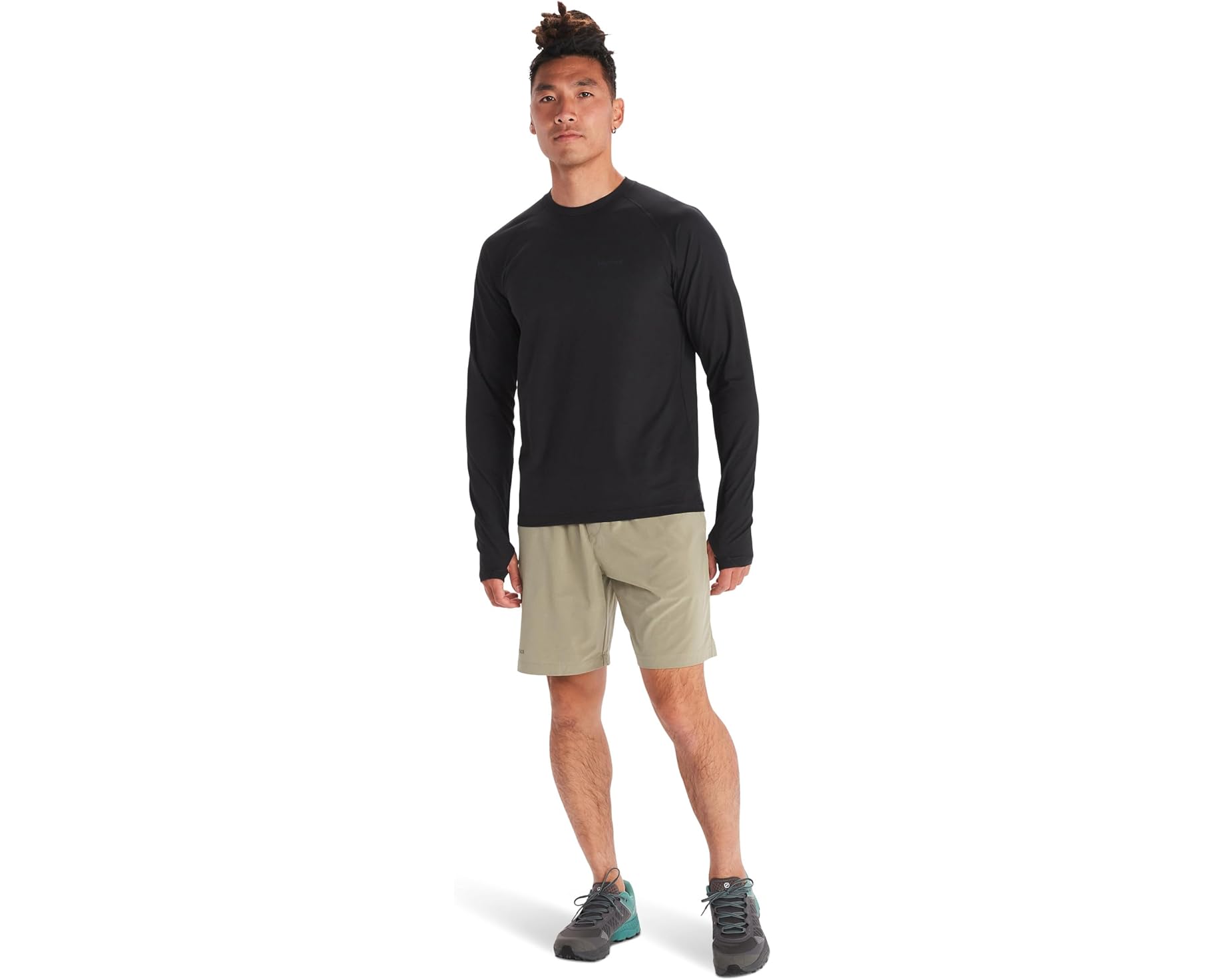 (取寄) マーモット メンズ ウィンドリッジ ロング スリーブ Marmot men Windridge Long Sleeve Black｜ジェットラグ店