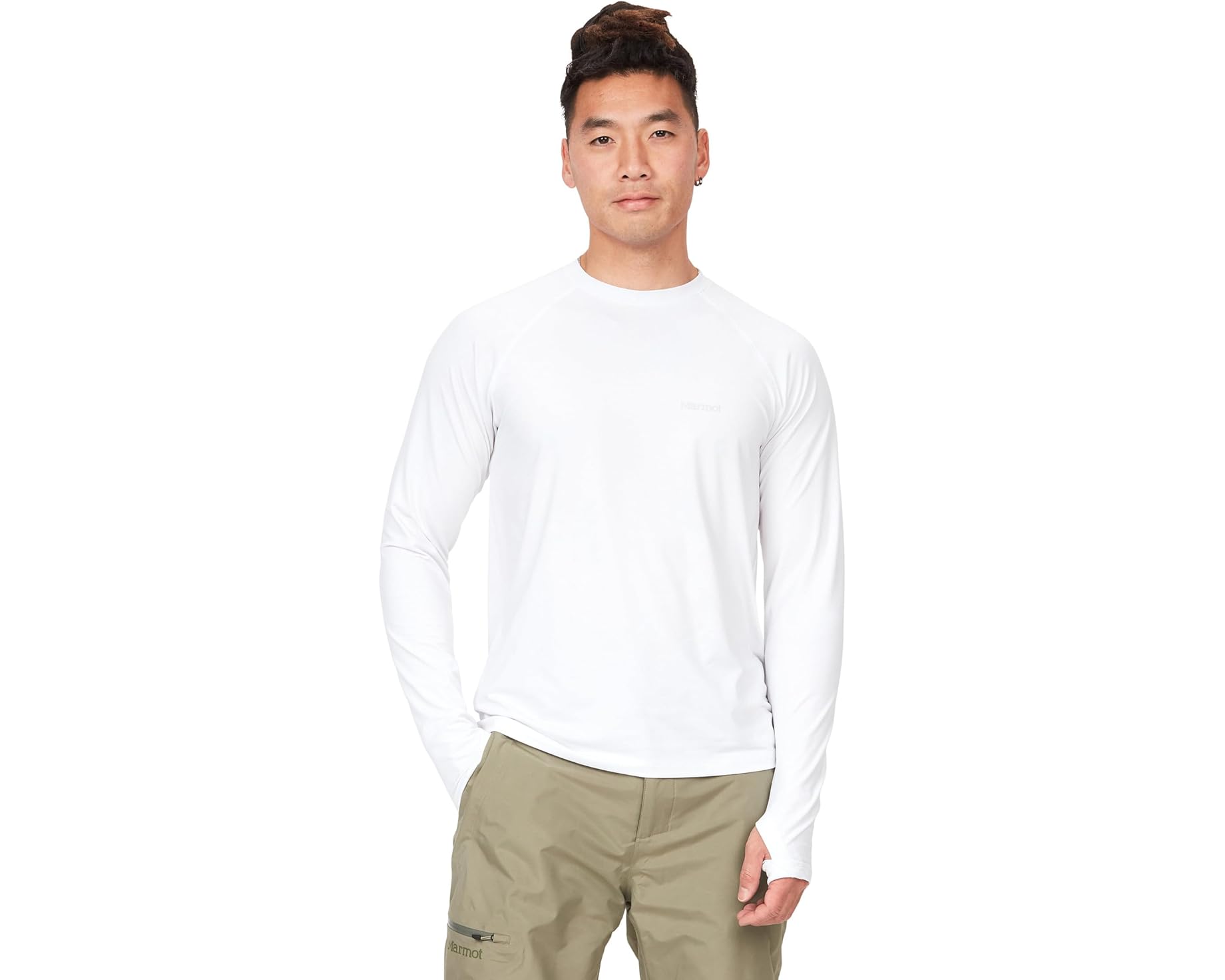 (取寄) マーモット メンズ ウィンドリッジ ロング スリーブ Marmot men Windridge Long Sleeve White｜ジェットラグ店