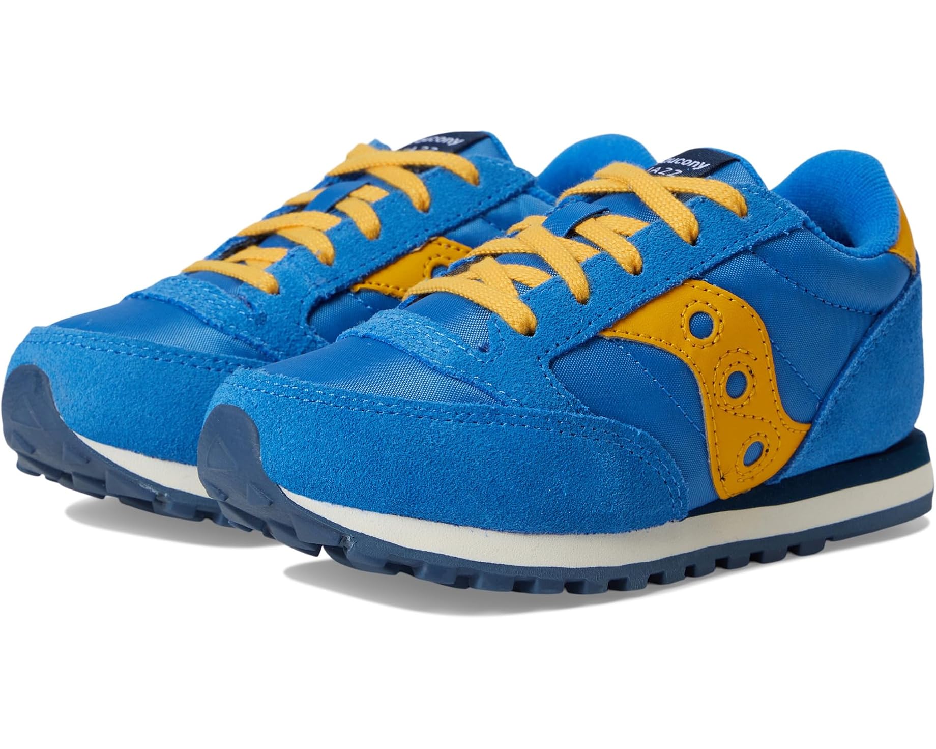 (取寄) サッカニー キッズ オリジナルス ジャズ オリジナル (リトル キッド/ビッグ キッド) Saucony kids Originals Jazz Original (Little Kid/Big Kid) Grey/Blue/Yellow｜ジェットラグ店