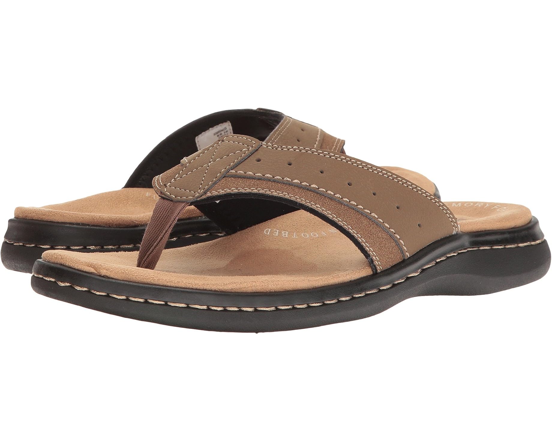 (取寄) ドッカーズ メンズ ラグナ トング サンダル Dockers men Laguna Thong Sandal Dark Tan｜ジェットラグ店 21,132円