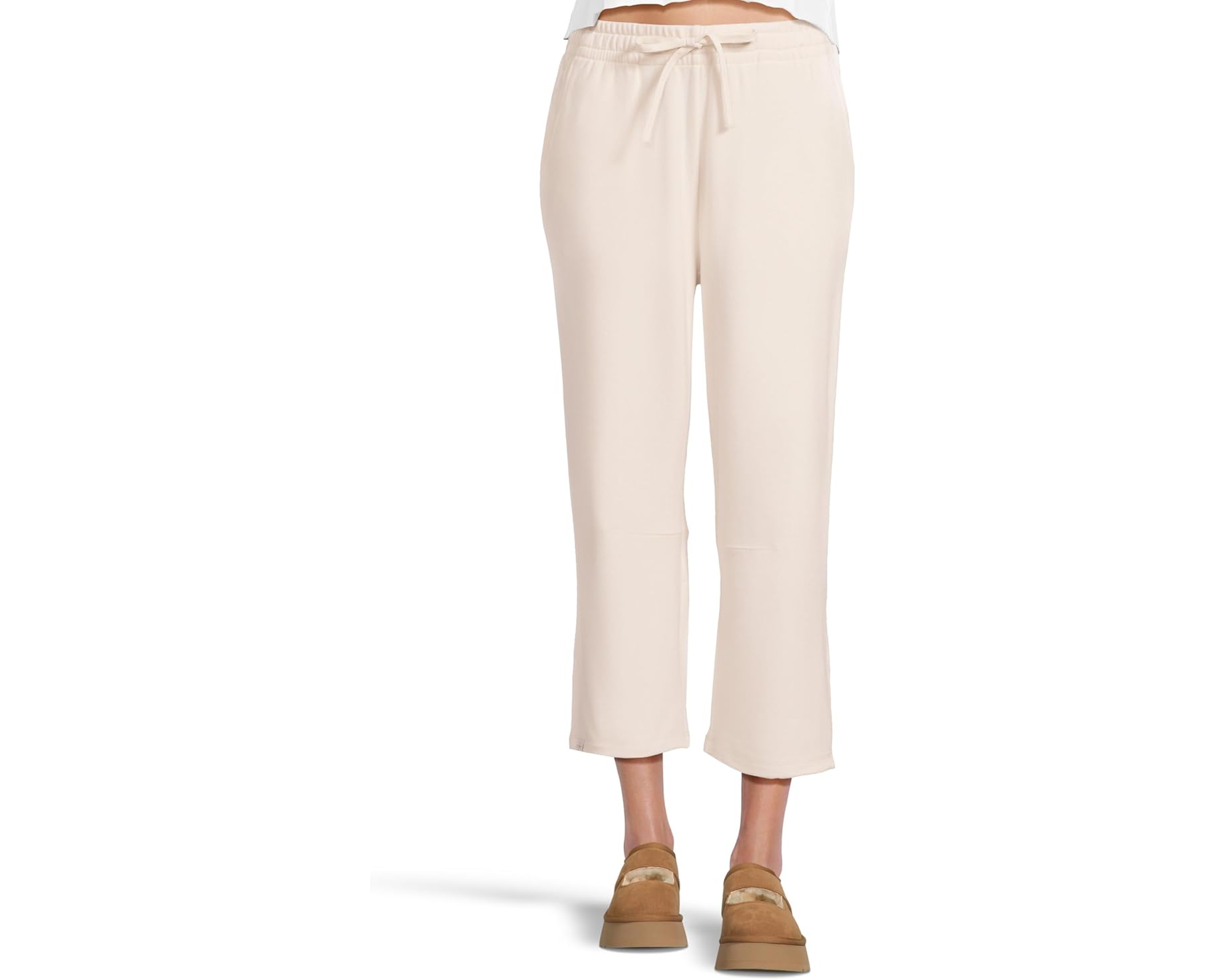 (取寄) ベアフットドリームス レディース マリブ コレクション ブラッシュ フリース パンツ Barefoot Dreams women Malibu Collection Brushed Fleece Pant Sand Dune|ジェットラグ店