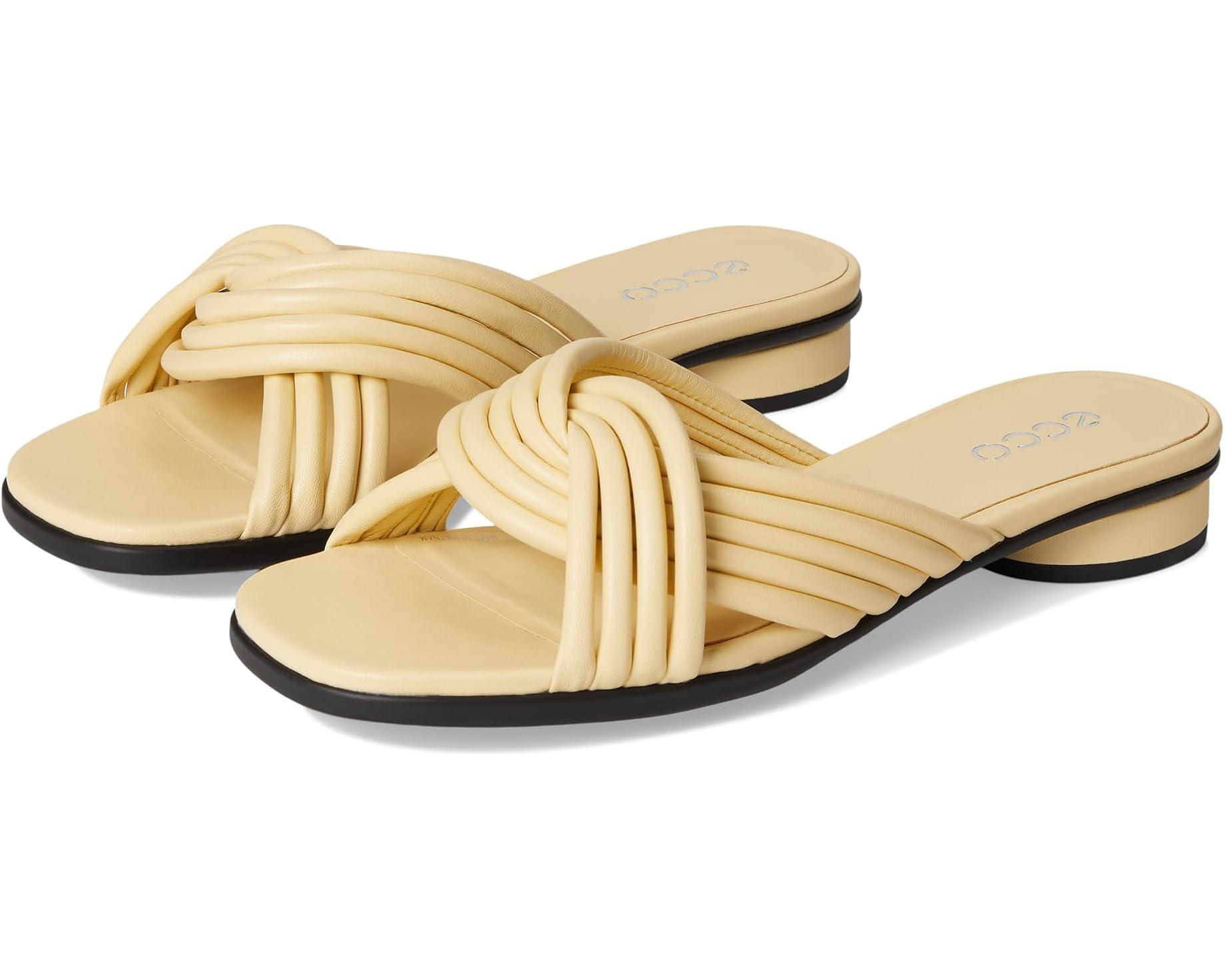 (取寄) エコー レディース スカルプ アルバ 25 スライド サンダル ECCO women Sculpted Alba 25 Slide Sandal Straw|ジェットラグ店