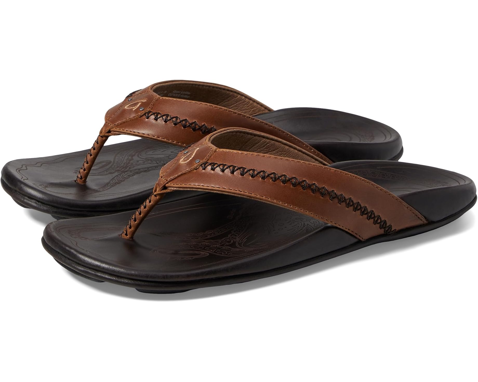 (取寄) オルカイ メンズ ミア オーラ OluKai men Mea Ola Tan/Dark Java｜ジェットラグ店