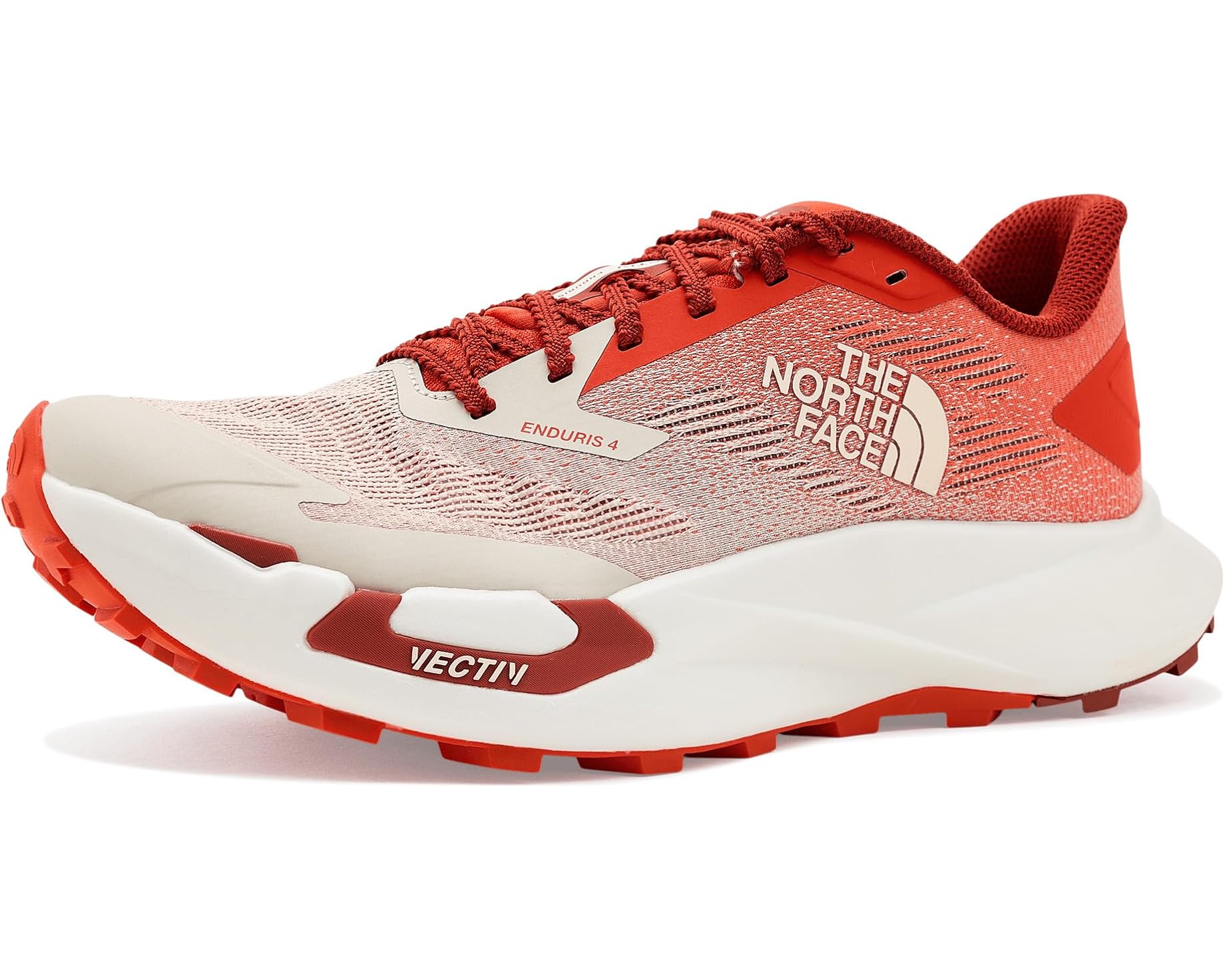 (取寄) ノースフェイス メンズ ベクティブ エンドュリス 4 The North Face men VECTIV Enduris 4 Lava Red/Calacatta｜ジェットラグ店