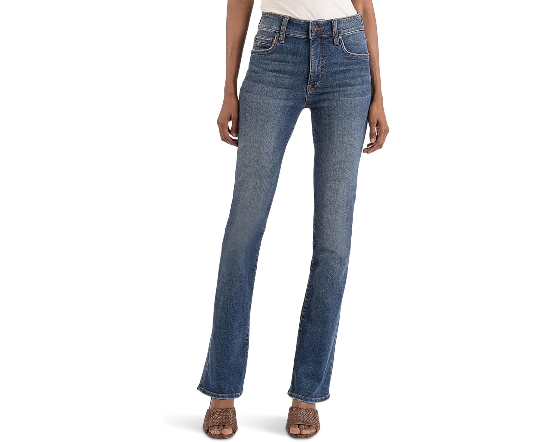 (取寄) カット フロム ザ クロス レディース ナタリー ハイ ライズ ブーツカット ジーンズ KUT from the Kloth women Natalie High Rise Bootcut Jeans Allied|ジェットラグ店