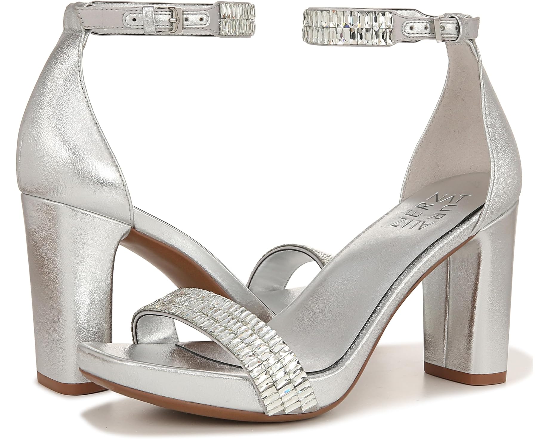 (取寄) ナチュラライザー レディース ジョイ Naturalizer women Joy Silver Satin Synthetic|ジェットラグ店