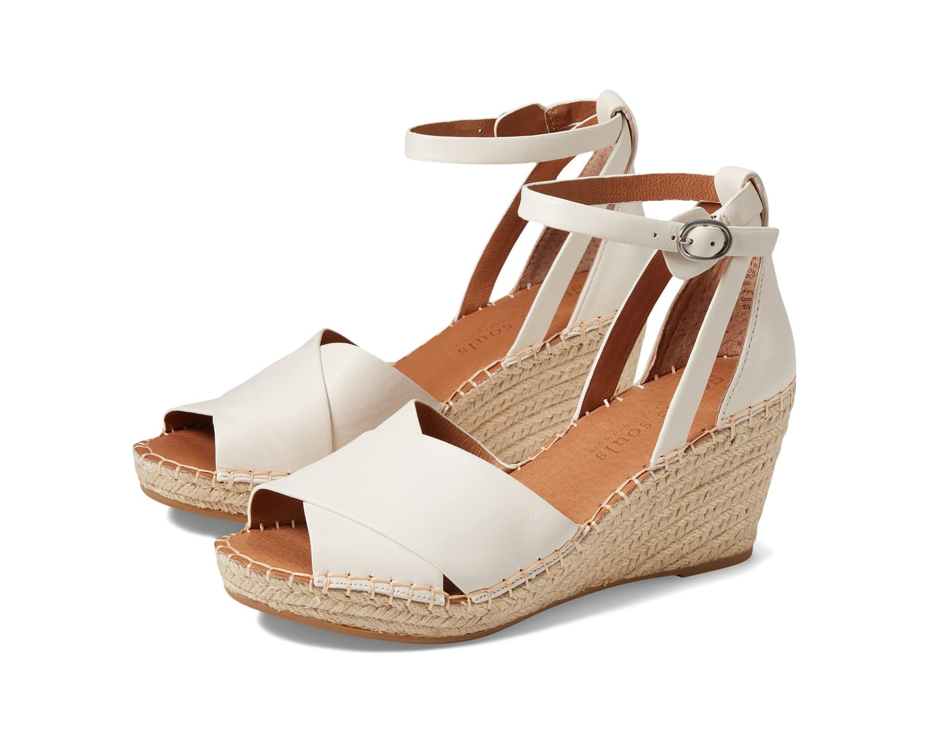 (取寄) ジェントル ソウルズ バイ ケネスコール レディース シャーリー X バンド バックル Gentle Souls by Kenneth Cole women Charli X Band Buckle Off-White|ジェットラグ店