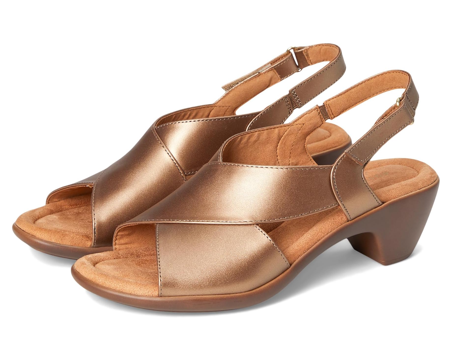 (取寄) イージースピリット レディース シャンタル Easy Spirit women Chantal Bronze Leather|ジェットラグ店