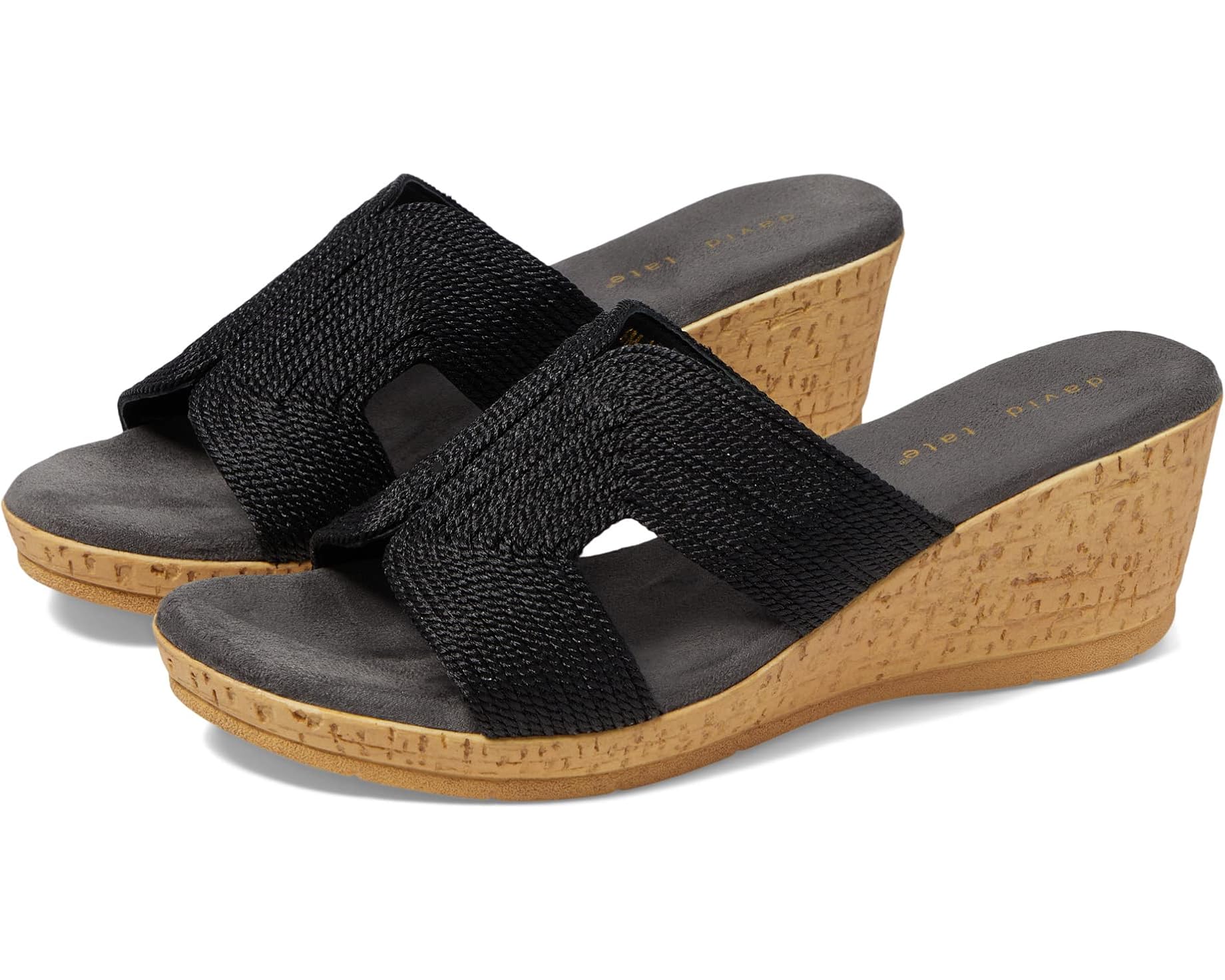 (取寄) デビッドテイト レディース ヴィーブ David Tate women Vibe Black Rayon Fabric|ジェットラグ店