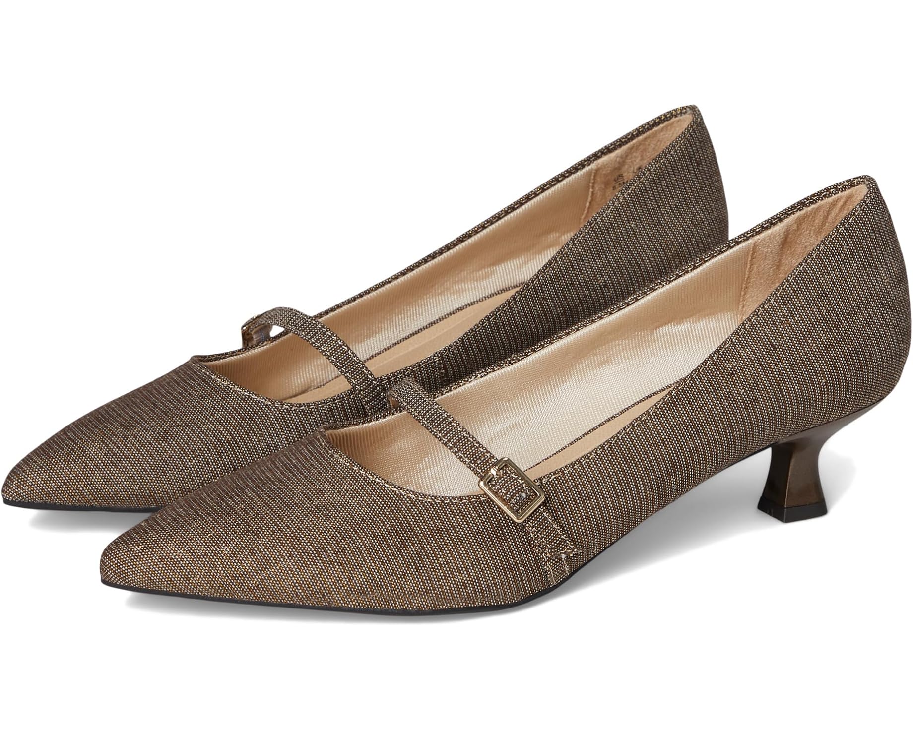 (取寄) ライフストライド レディース マデリン メアリー ジーン シューズ LifeStride women Madelyn Mary Jane Shoes Brown Linen|ジェットラグ店
