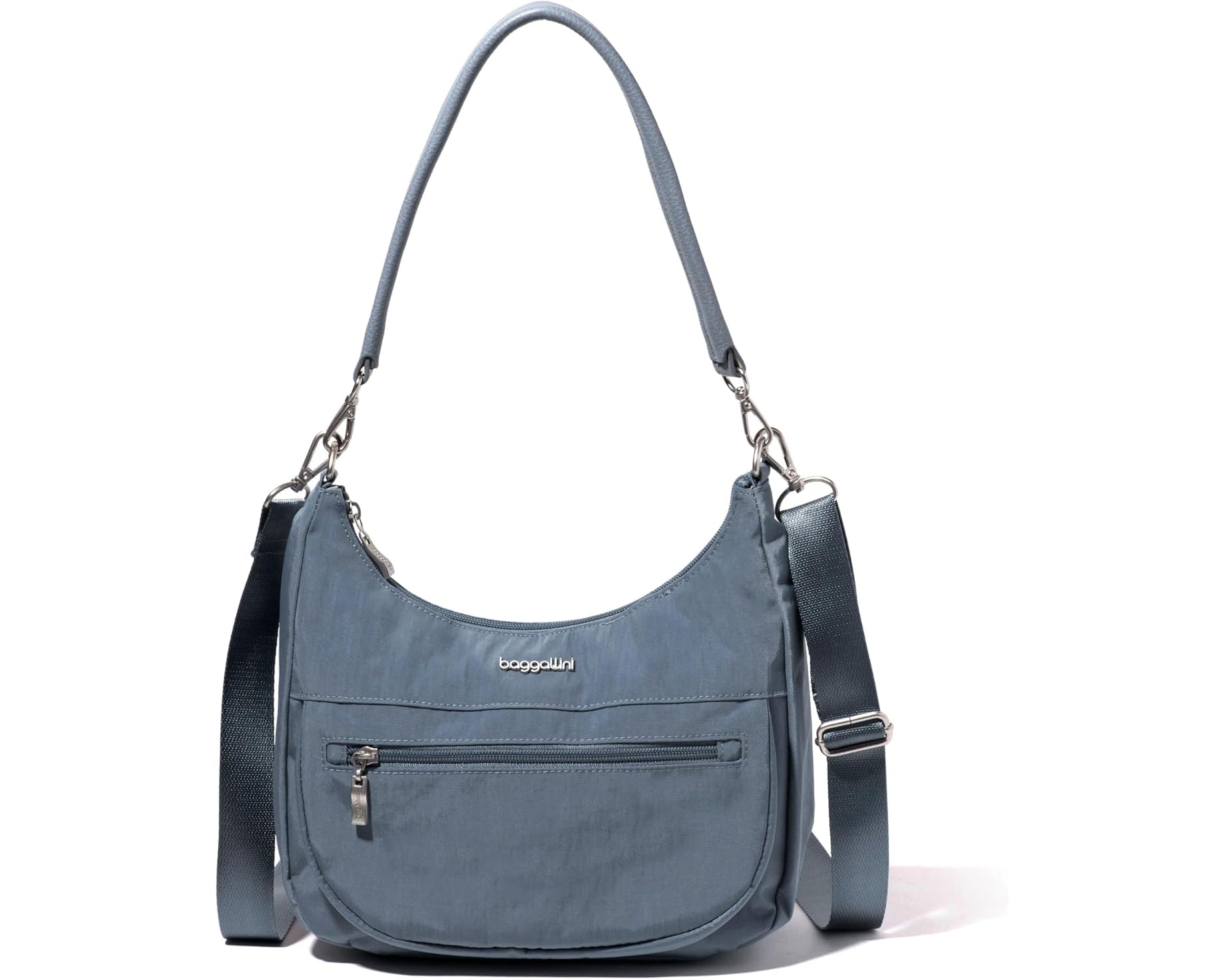 (取寄) バッガリーニ モダン ポケット ハーフ ムーン バッグ Baggallini Modern Pocket Half Moon Bag Mist｜ジェットラグ店