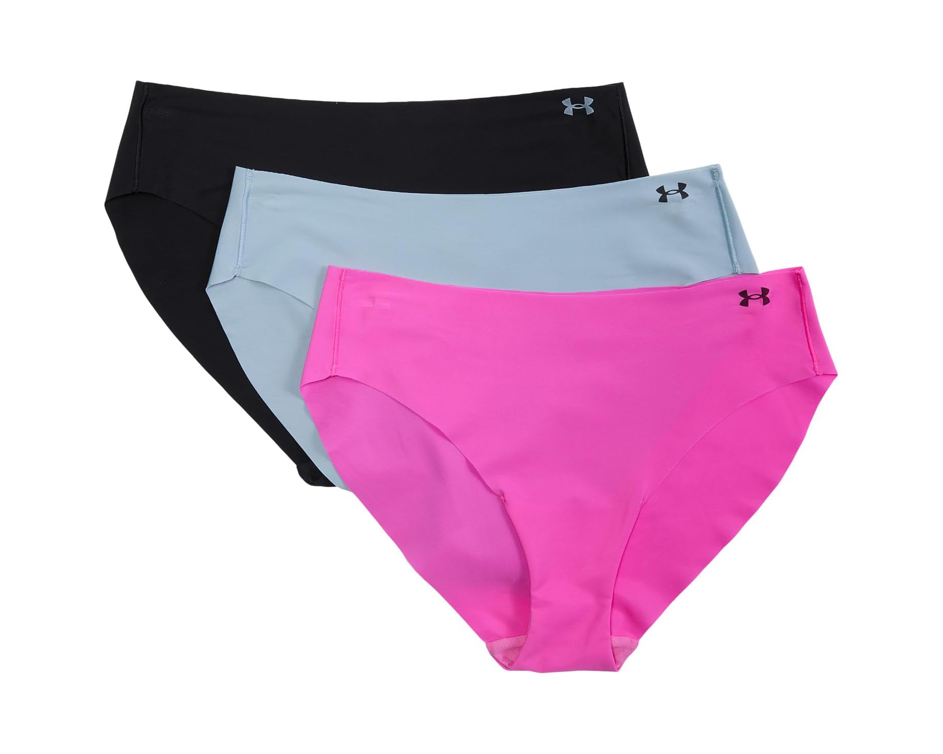 (取寄) アンダーアーマー レディース シームレス ビキニ - 3-パック ソリッド Under Armour women Seamless Bikini - 3-Pack Solid Rebel Pink｜ジェットラグ店