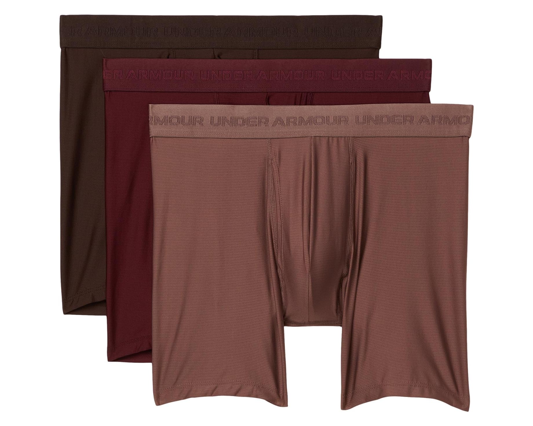 (取寄) アンダーアーマー メンズ パフォーマンス テック メッシュ - モッド 6 イン 3-パック Under Armour men Performance Tech Mesh - Mod 6 In 3-Pack Sierra Taupe｜ジェットラグ店