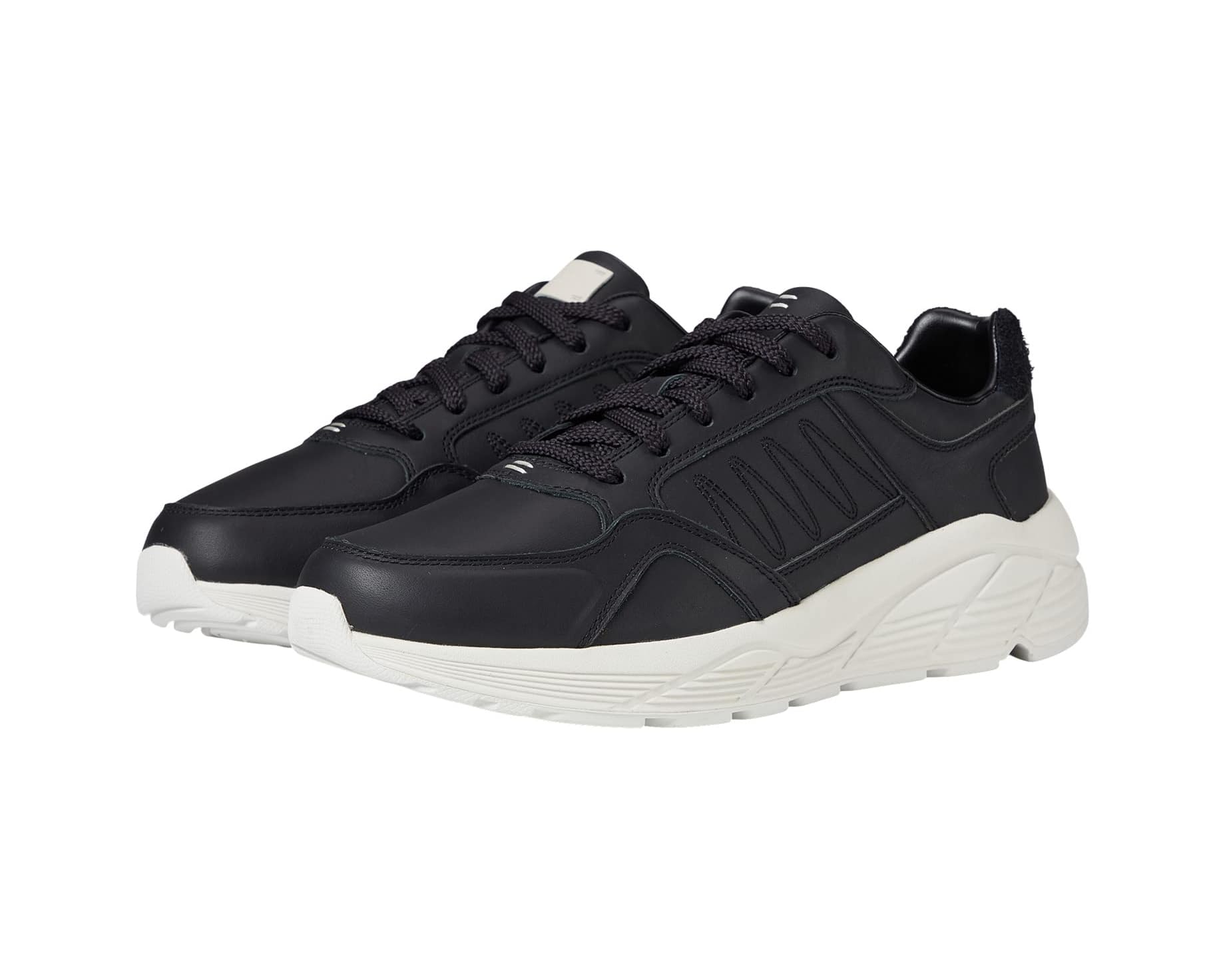 (取寄) ラベル メンズ ゴー-トゥ スニーカー LABEL men Go-To Sneaker Black/White 1｜ジェットラグ店