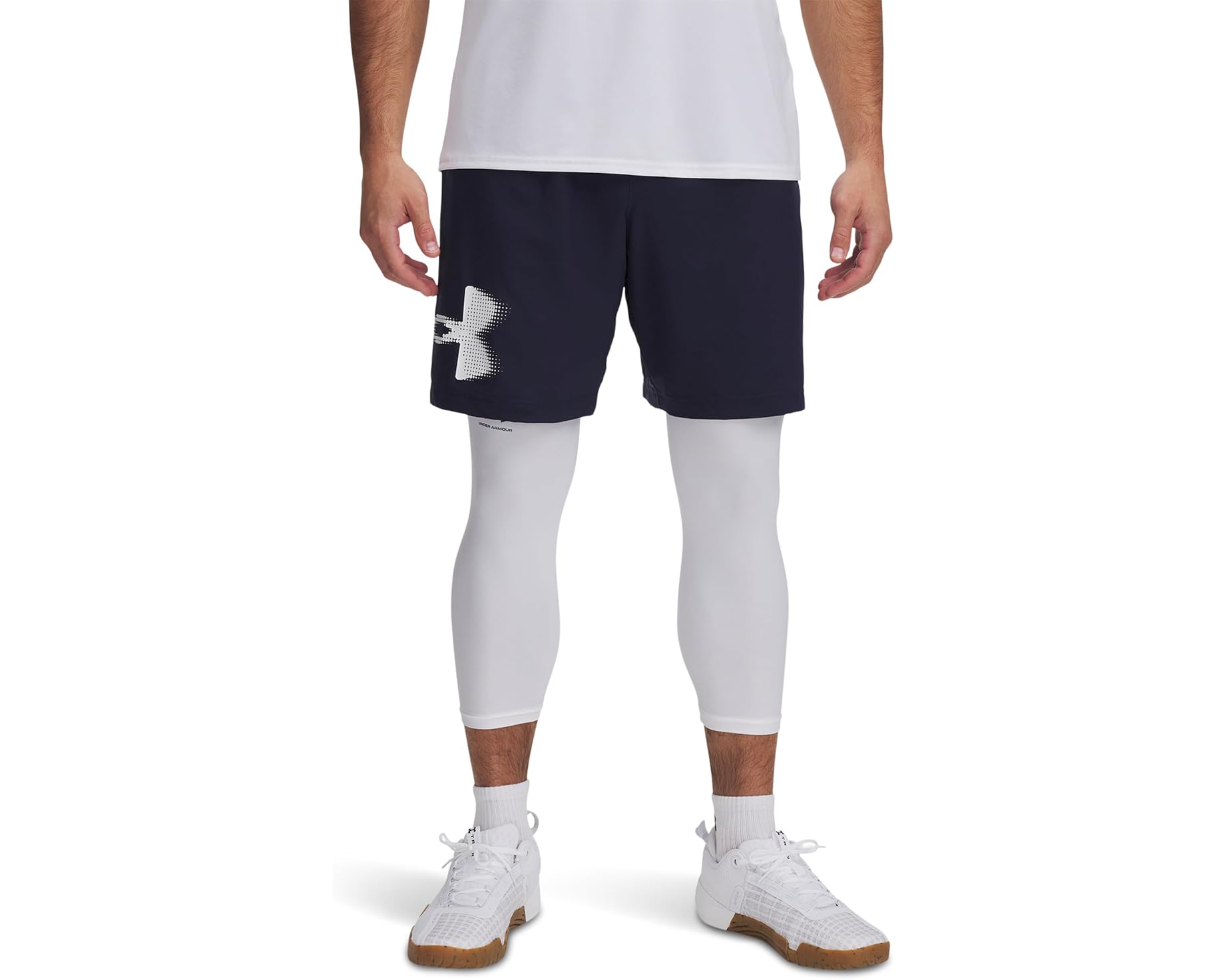 (取寄) アンダーアーマー メンズ テック ウーブン グラフィック ショーツ Under Armour men Tech Woven Graphic Shorts Midnight Navy/White|ジェットラグ店