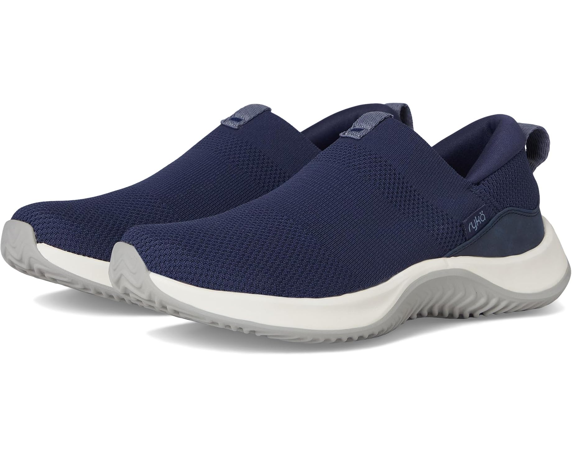 (取寄) ライカ レディース アンコール ニット スリップ オン スニーカー Ryka women Encore Knit Slip On Sneaker Academy Blue｜ジェットラグ店