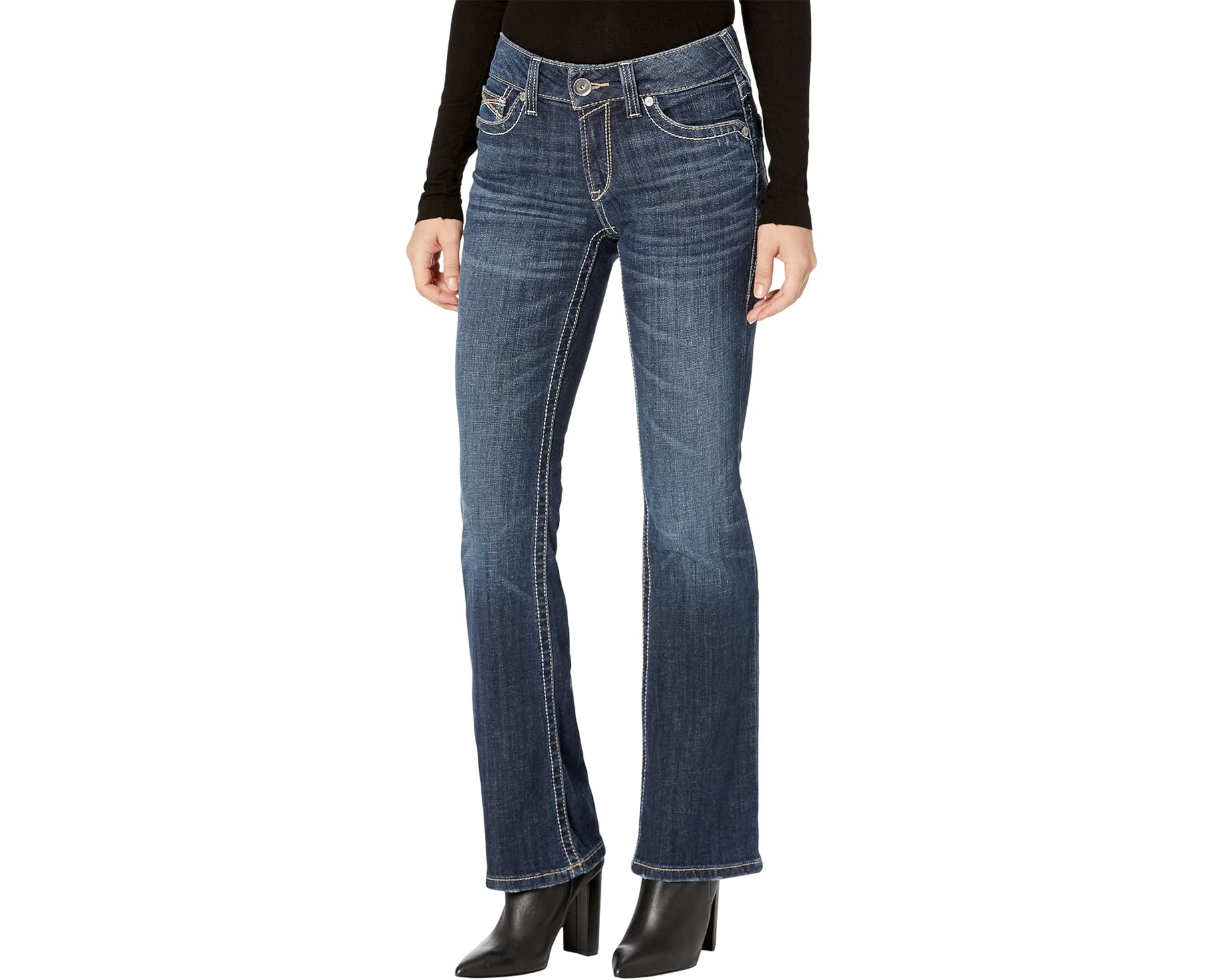 (取寄) アリアット レディース リアル パーフェクト ライズ レキシー ブーツカット ジーンズ Ariat women R.E.A.L. Perfect Rise Lexie Bootcut Jeans Missouri｜ジェットラグ店