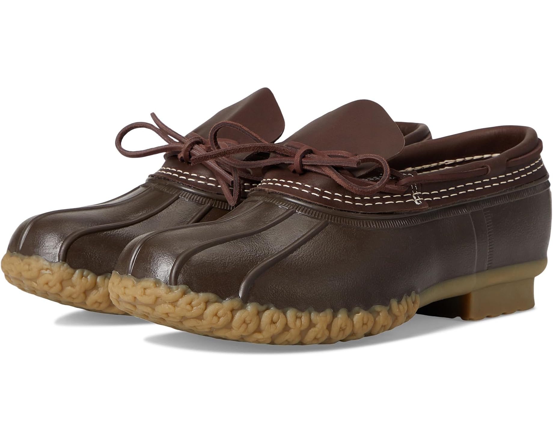 (取寄) エルエルビーン メンズ ラバー モック L.L.Bean men Rubber Moc Brown/Tan Opaque｜ジェットラグ店 25,659円
