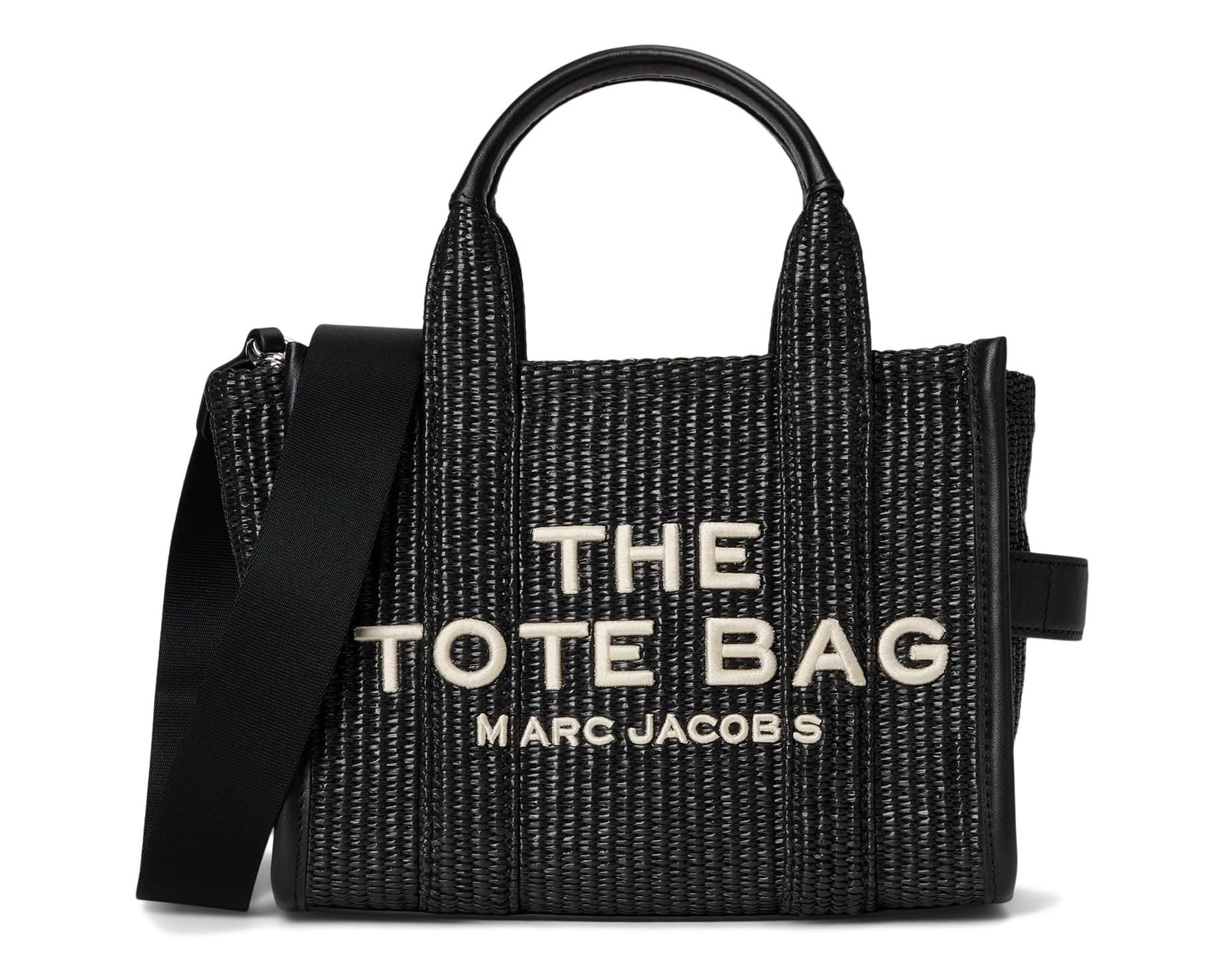 (取寄) マークジェイコブス ザ ウーブン スモール トート バッグ Marc Jacobs The Woven Small Tote Bag Black|ジェットラグ店