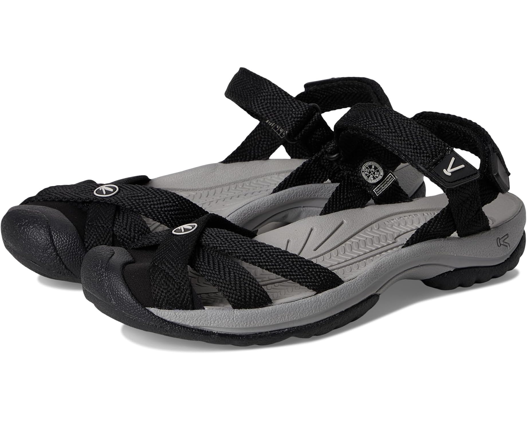 (取寄) キーン レディース バリ ストラップ サンダル KEEN women Bali Strap Sandal Black/Alloy｜ジェットラグ店