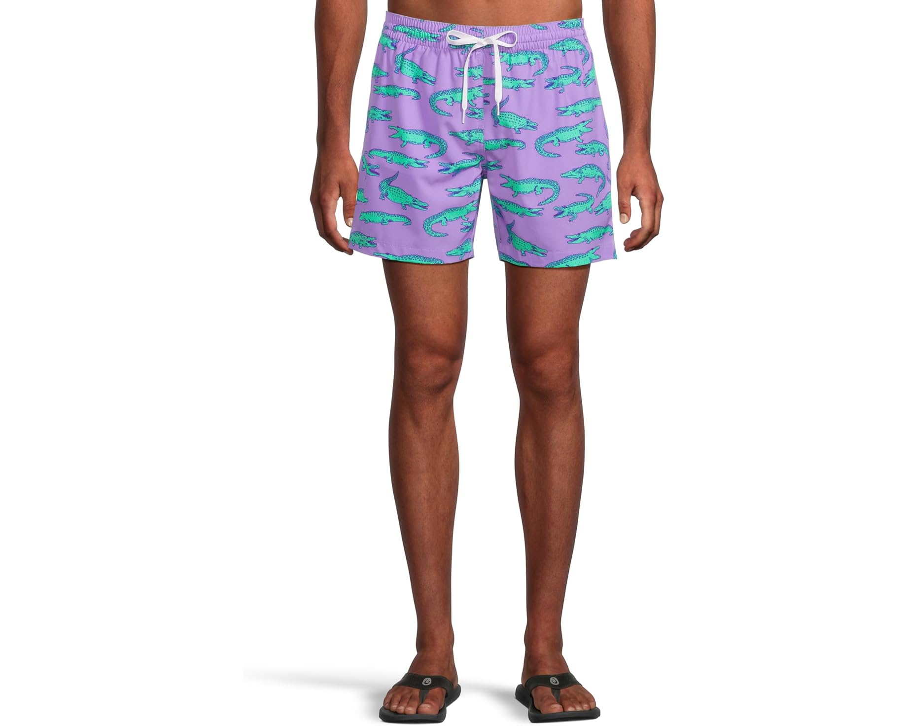 (取寄) チャビーズ メンズ ザ ジェム グレーズ ライン スイム Chubbies men The Gem Glades 5.5" (Classic Lined Swim Trunk) Bright Purple|ジェットラグ店