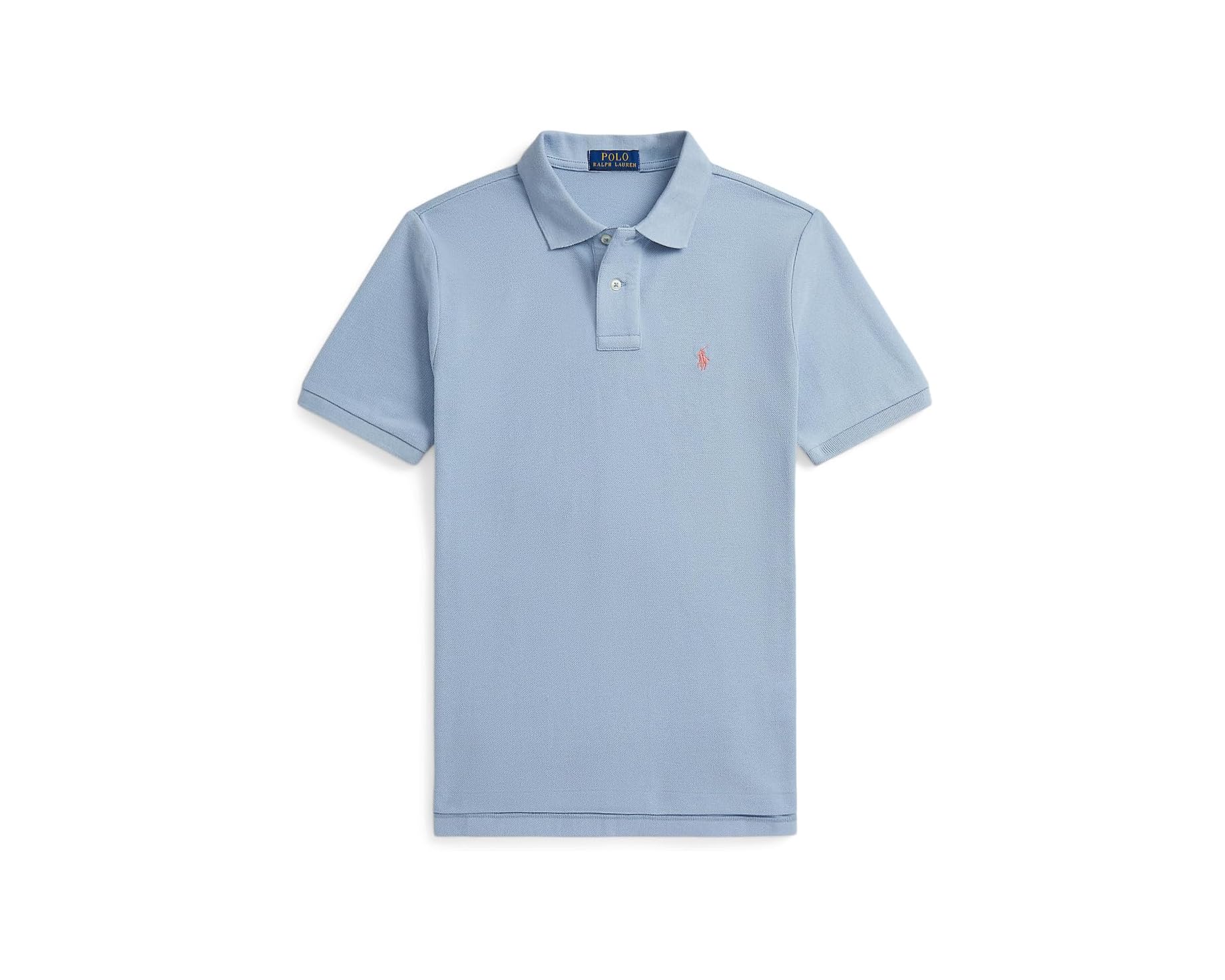 (取寄) ラルフローレン キッズ クラシック フィット コットン メッシュ ポロ シャツ (ビッグ キッド) Polo Ralph Lauren kids Classic Fit Cotton Mesh Polo Shirt (Big Kid) Estate Blue｜ジェットラグ店