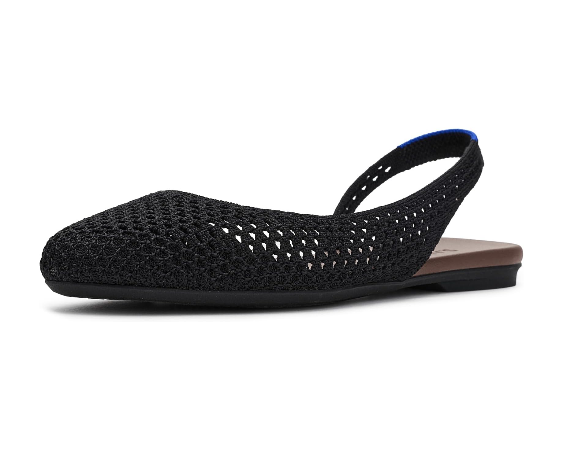 (取寄) レディース ザ アーモンド スリングバック Rothy's women The Almond Slingback Black Mesh｜ジェットラグ店