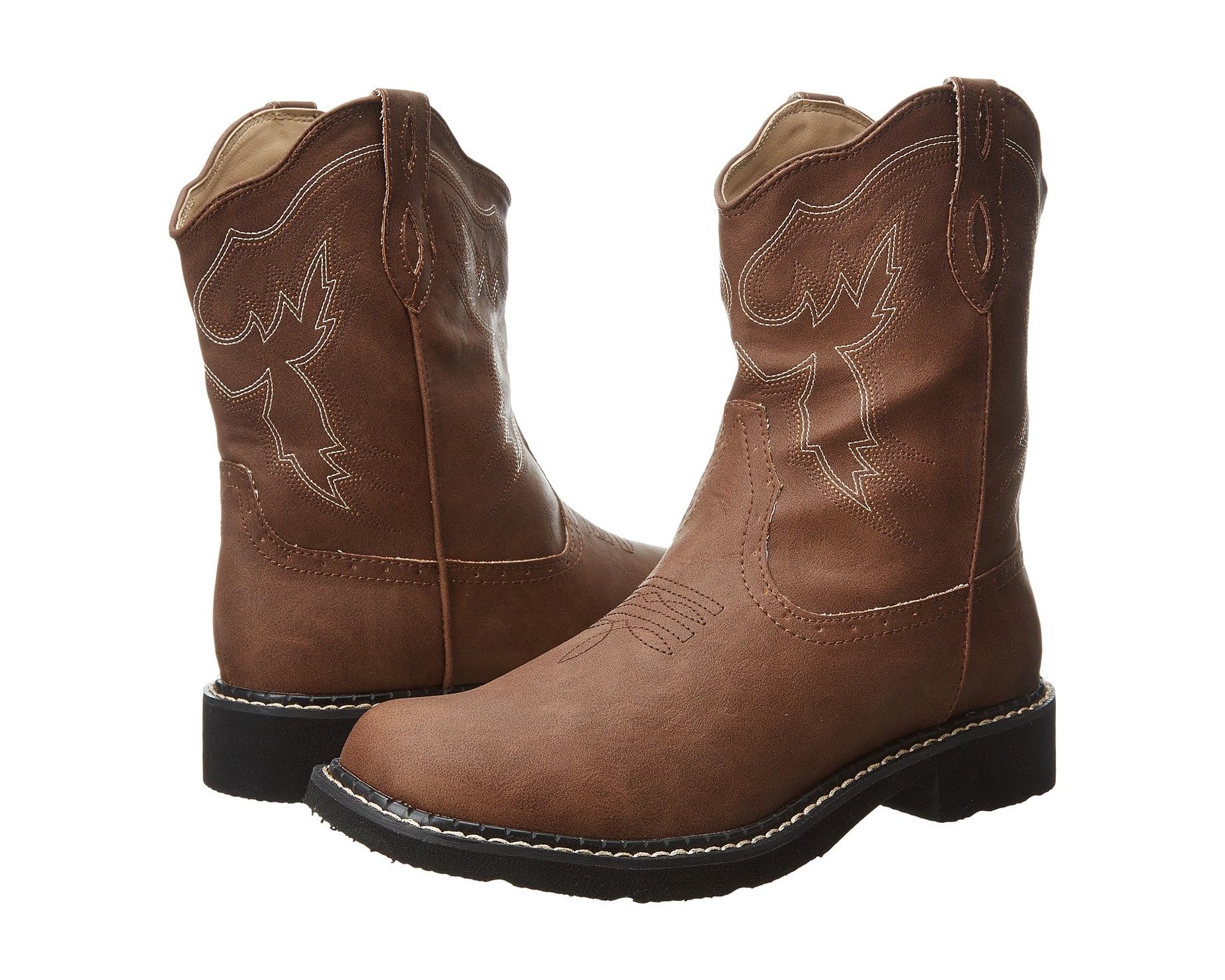 (取寄) ローパー レディース チャンク ブーツ Roper women 8" Chunk Boot Brown｜ジェットラグ店