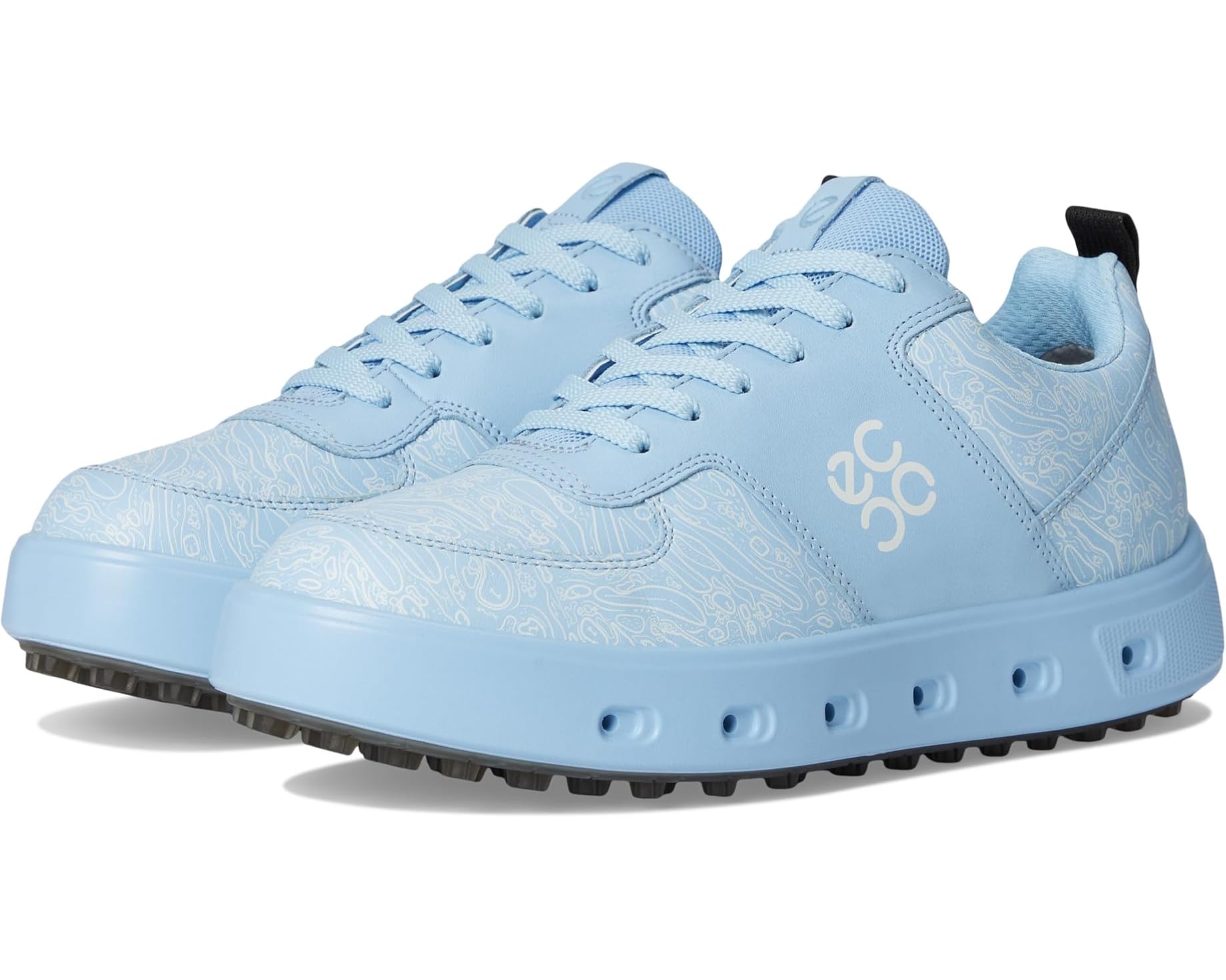 (取寄) エコー ゴルフ レディース ストリート 720 Ds ゴア-テックス ウォータープルーフ ゴルフ シューズ ECCO Golf women Street 720 DS GORE-TEX Waterproof Golf Shoe Blue Bell｜ジェットラグ店