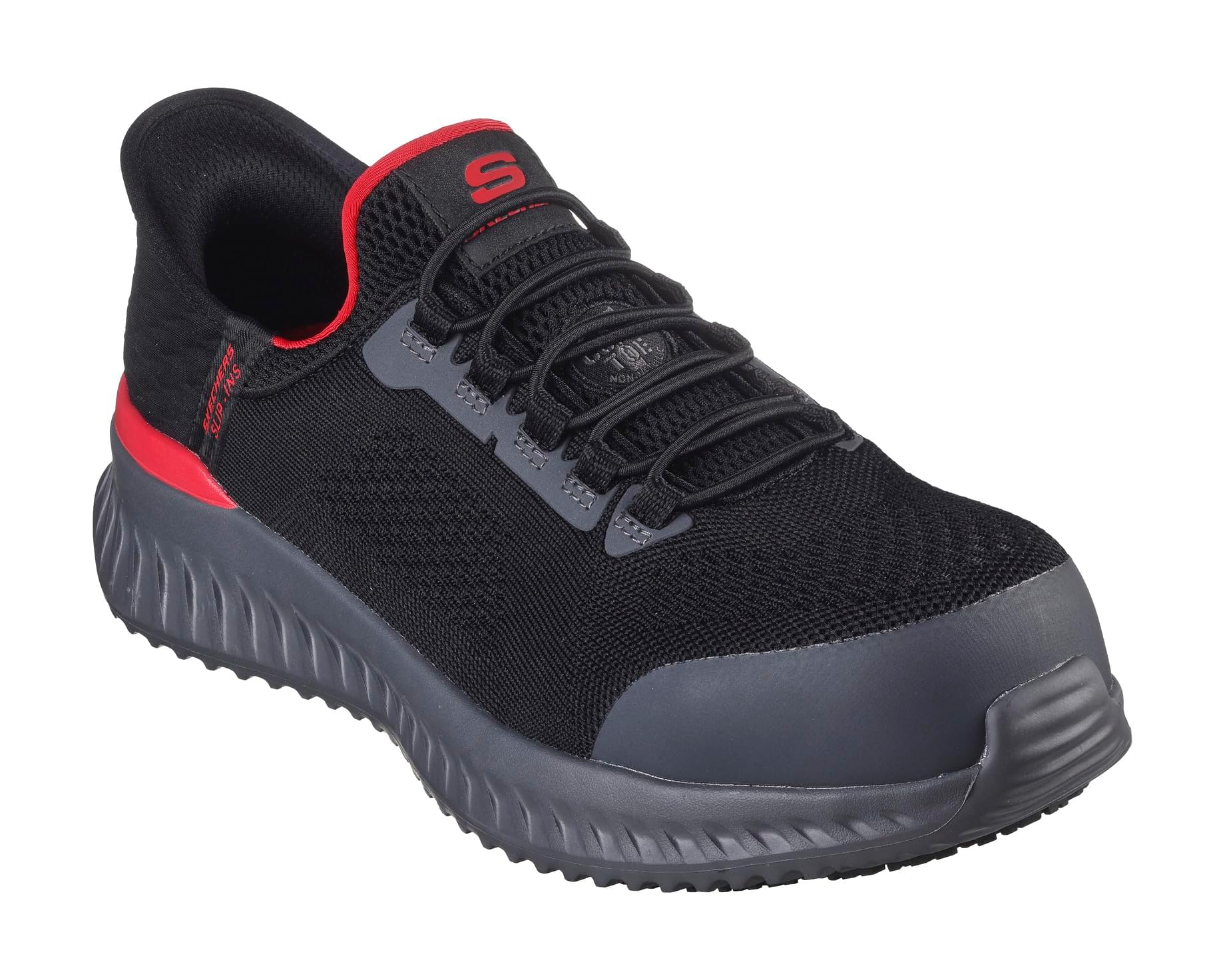 (取寄) スケッチャーズ ワーク メンズ ティリドゥ - フレチット コンプ トゥ SKECHERS Work men Tilido - Fletchit Comp Toe Black｜ジェットラグ店