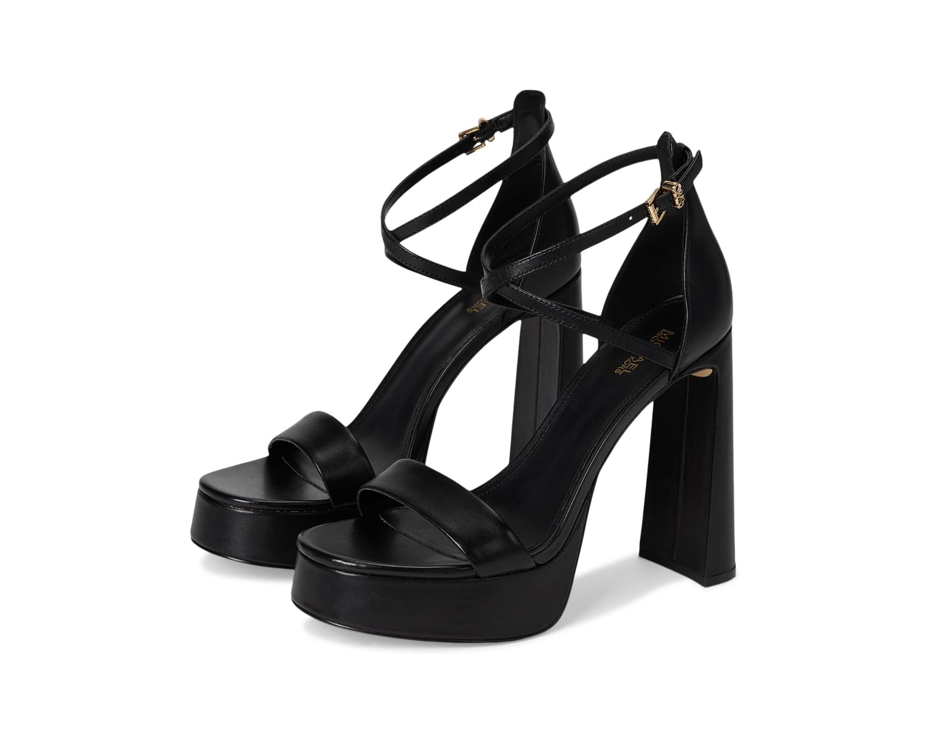 (取寄) マイケルコース レディース カミ プラットフォーム MICHAEL Michael Kors women Cami Platform Black 1|ジェットラグ店