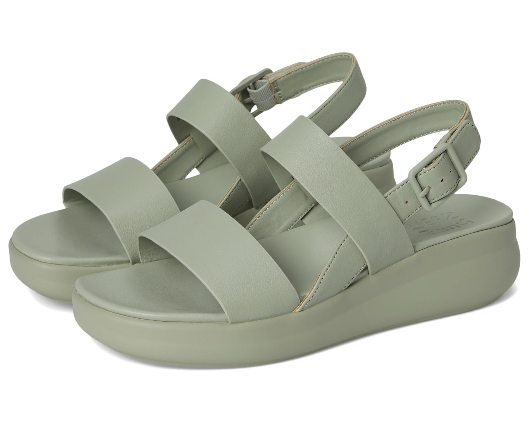(取寄) ナチュラライザー レディース コースト スリングバック サンダル Naturalizer women Coast Slingback Sandals Pistachio Green Faux Leather｜ジェットラグ店 26,273円
