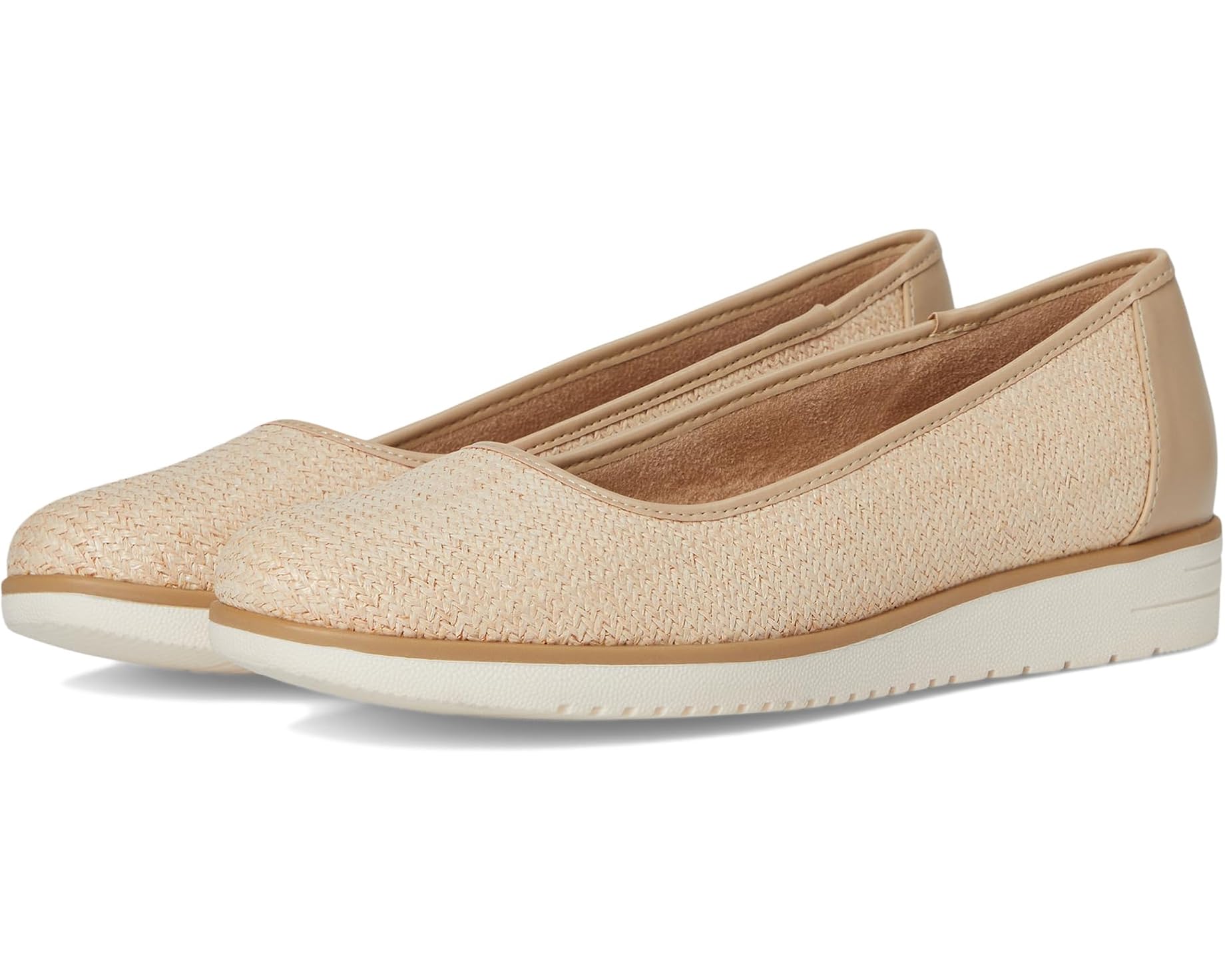 (取寄) ナチュラライザー レディース アイデア フラッツ Naturalizer women Idea Ballet2 Flats Coastal Tan Fabric|ジェットラグ店