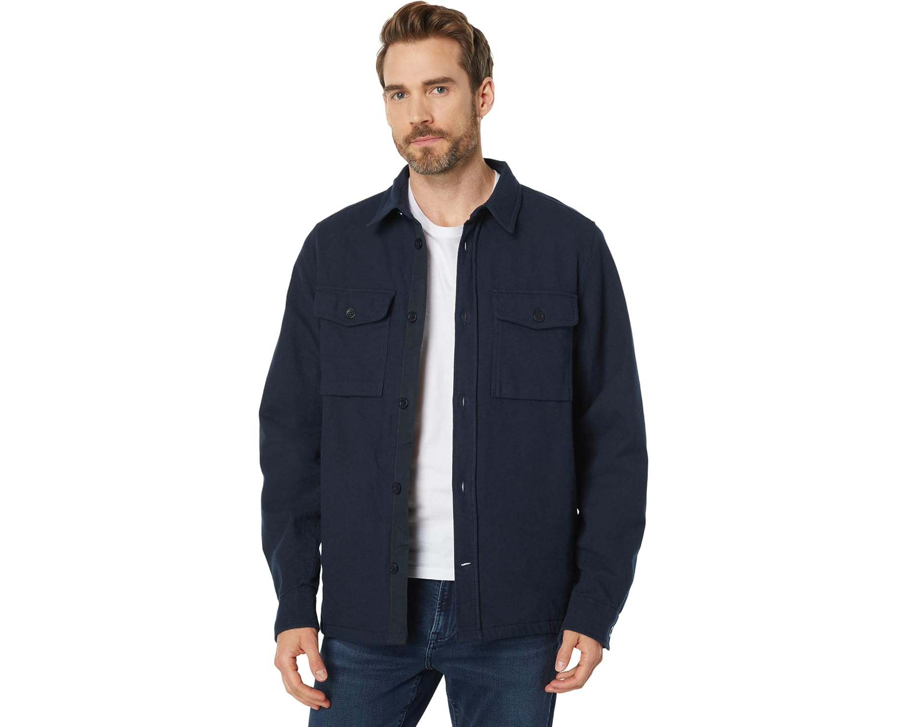 (取寄) フェールラーベン メンズ ライト パッテッド シャツ Fjllrven men Ovik Lite Padded Shirt Dark Navy/Dark Navy｜ジェットラグ店