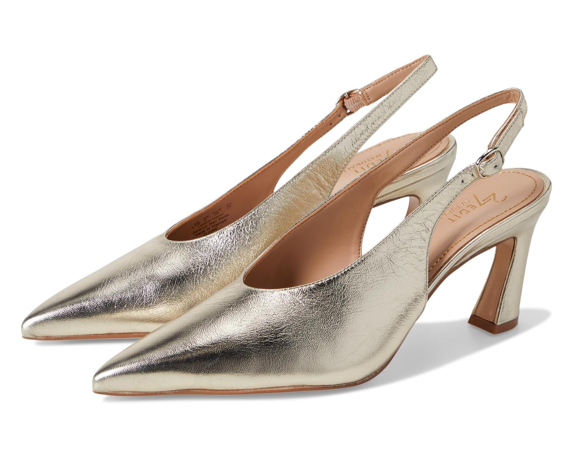 (取寄) ナチュラライザー レディース 27 エディット イレイン Naturalizer women 27 Edit Elaine Champagne Gold Leather|ジェットラグ店