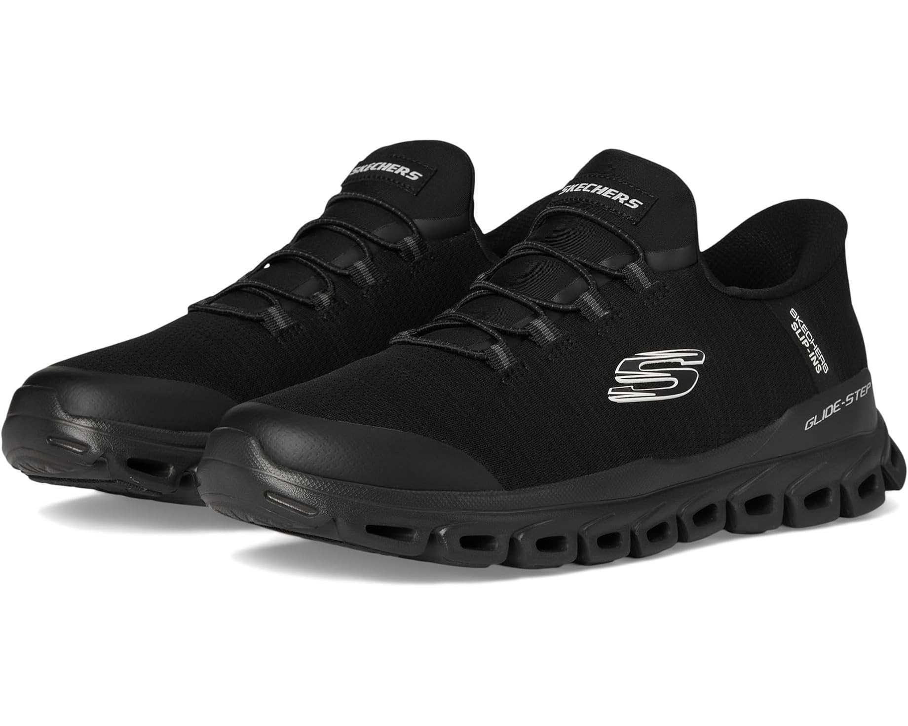 (取寄) スケッチャーズ メンズ グライド-ステップ ハンズ フリー スリップ-イン SKECHERS men Glide-Step Zefyr Hands Free Slip-in Black｜ジェットラグ店