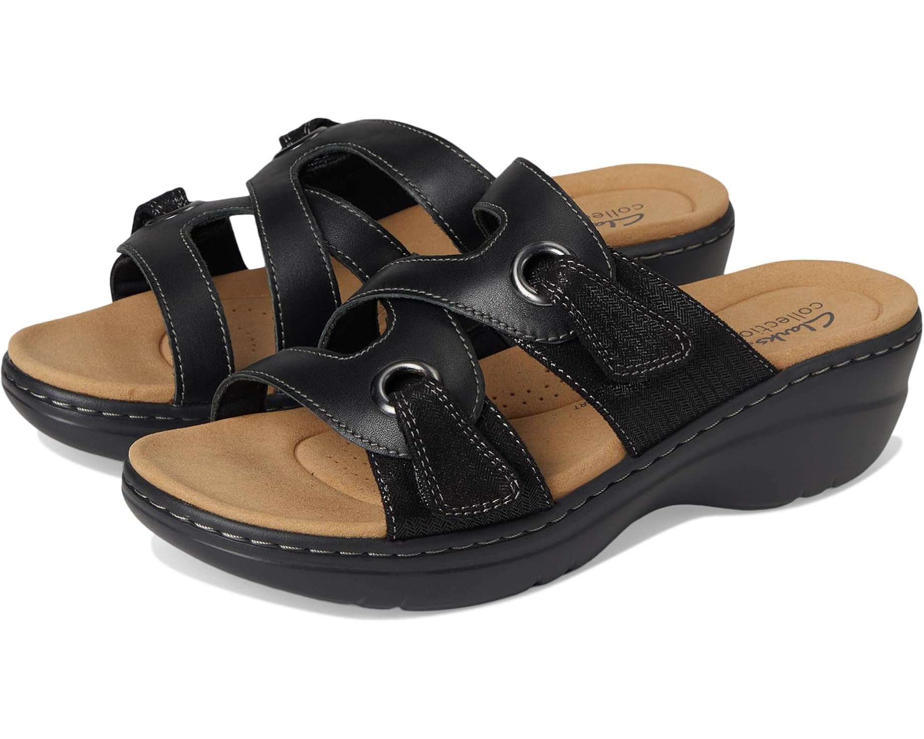 (取寄) クラークス レディース マーリア 2 コーヴ Clarks women Merliah 2 Cove Black Leather|ジェットラグ店