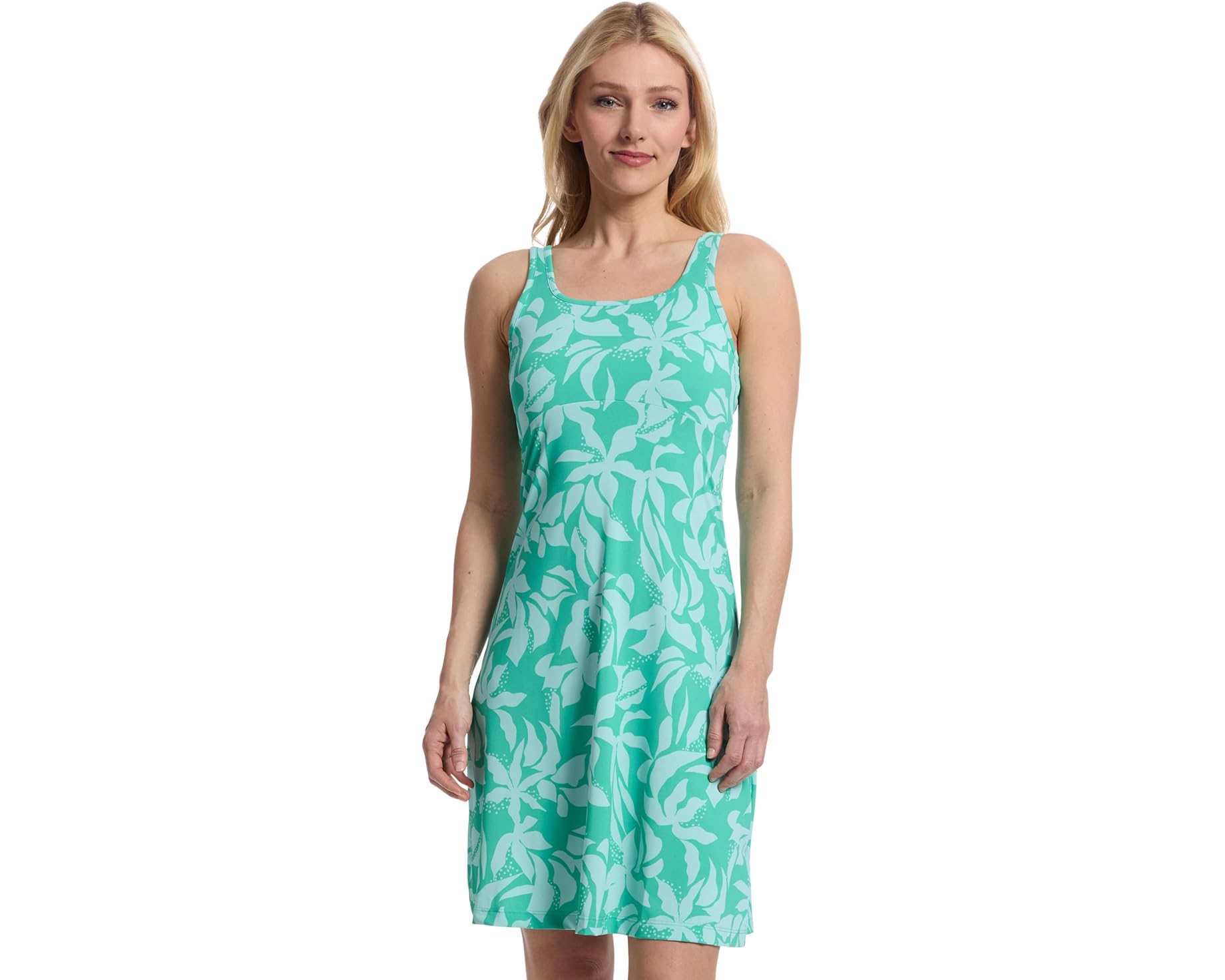 (取寄) コロンビア レディース フリーザー 3 ドレス Columbia women Freezer III Dress Glaze Green Broadleaf|ジェットラグ店