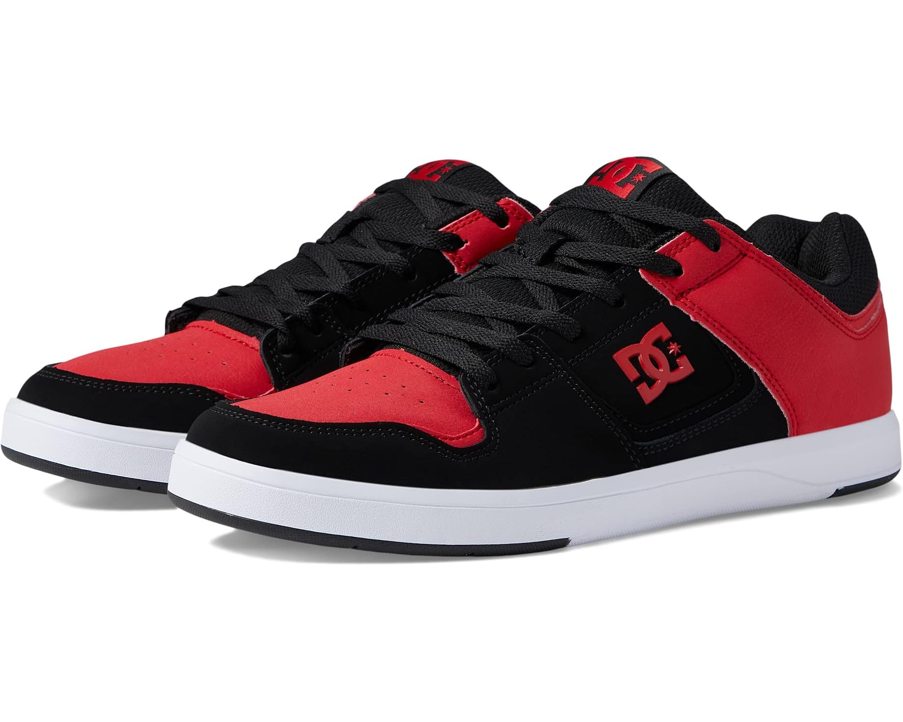 (取寄) DC メンズ キュア カジュアル ロウ トップ スケート シューズ スニーカー DC men Cure Casual Low Top Skate Shoes Sneakers Black/Red/Black｜ジェットラグ店 18,796円
