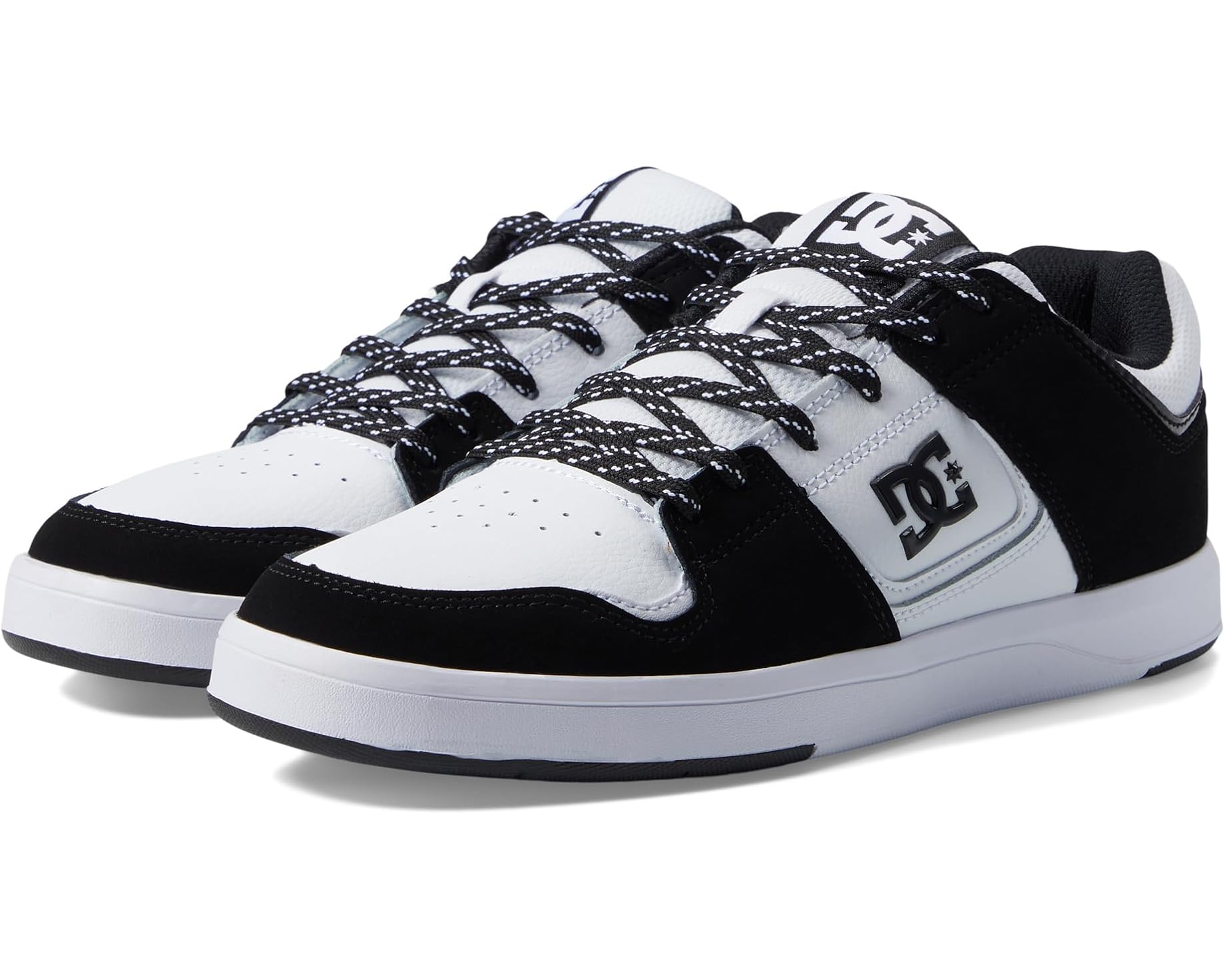 (取寄) DC メンズ キュア カジュアル ロウ トップ スケート シューズ スニーカー DC men Cure Casual Low Top Skate Shoes Sneakers White/Black/Carbon｜ジェットラグ店