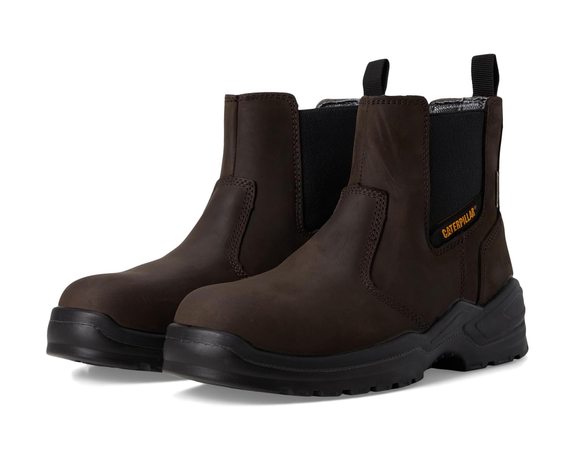(取寄) キャタピラー メンズ ストライバー チェルシー ウォータープルーフ スティール トゥ Caterpillar men Striver Chelsea Waterproof Steel Toe Brown|ジェットラグ店