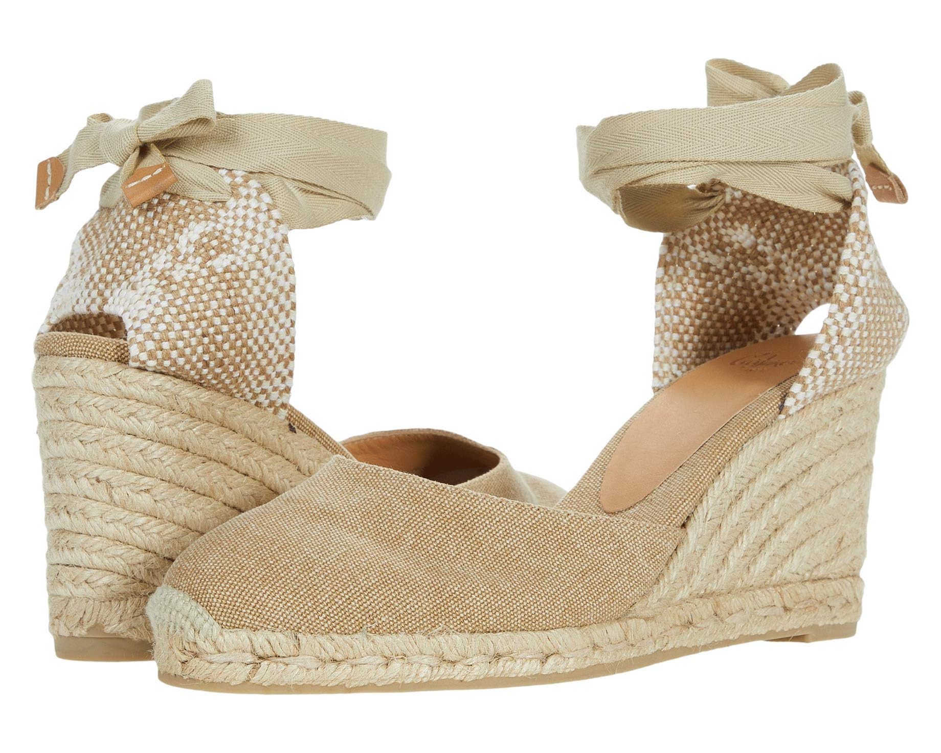 (取寄) カスタニエール レディース カリーナ 80 ウェッジ エスパドリーユ CASTANER women Carina 80 Wedge Espadrille Sand|ジェットラグ店