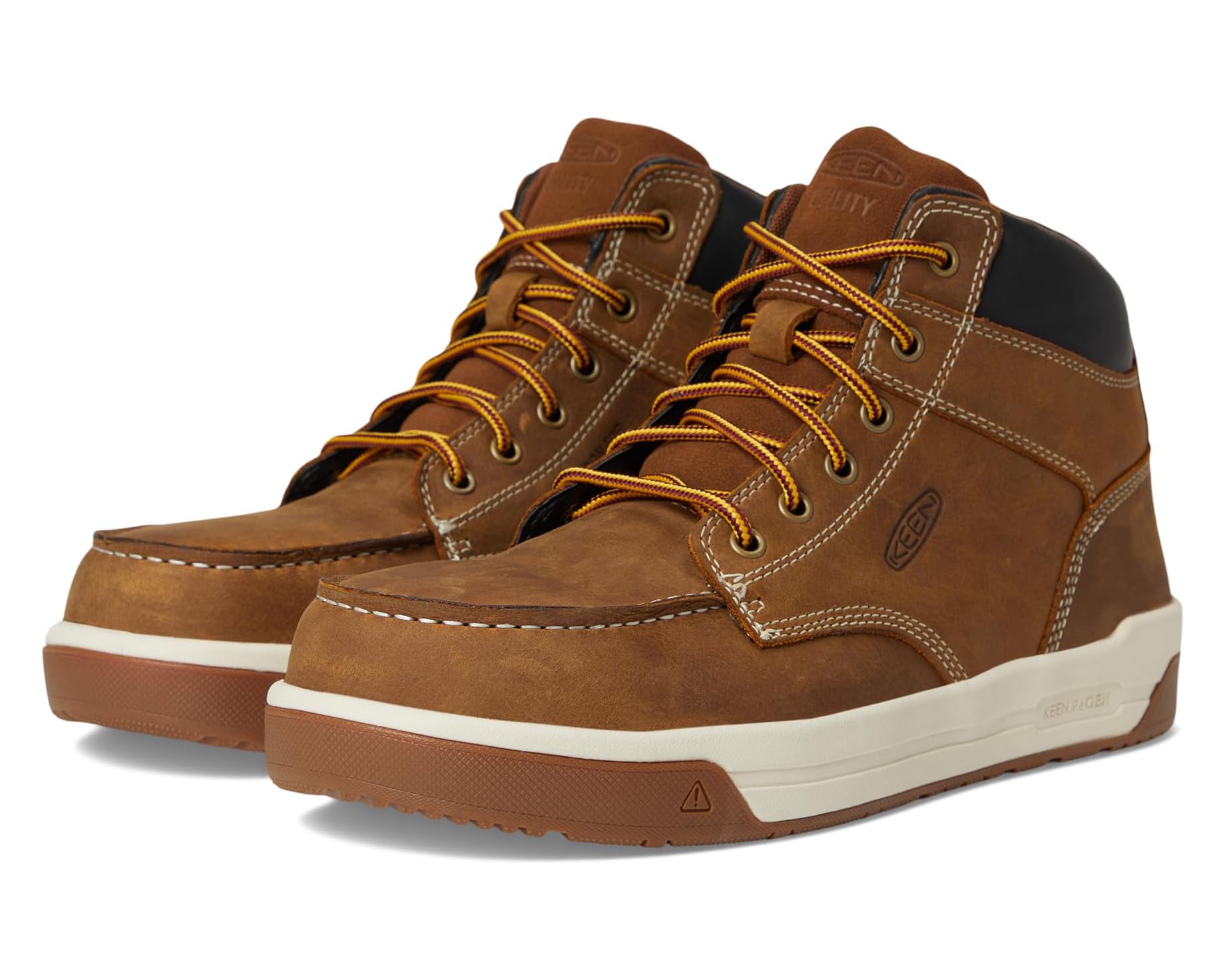 (取寄) キーン ユーティリティ メンズ ギブソン ブーツ (カーボン-ファイバー トゥ) KEEN Utility men Gibson Boots (Carbon-Fiber Toe) Belgian/Gum｜ジェットラグ店
