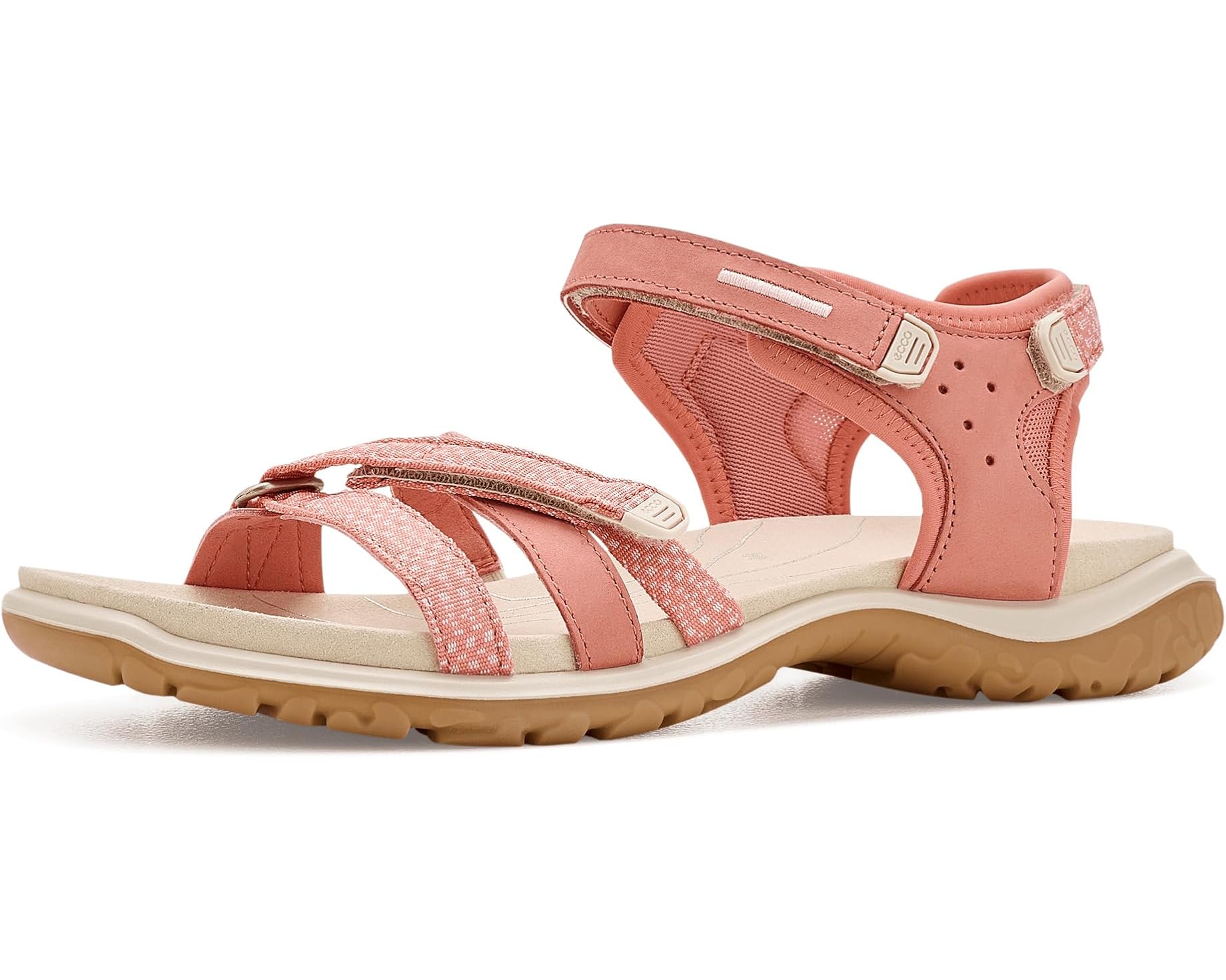 (取寄) エコー スポーツ レディース オフロード ローム スポーツ サンダル ECCO Sport women Offroad Roam Sport Sandals Burnt Coral/Spiced Coral Nubuck|ジェットラグ店