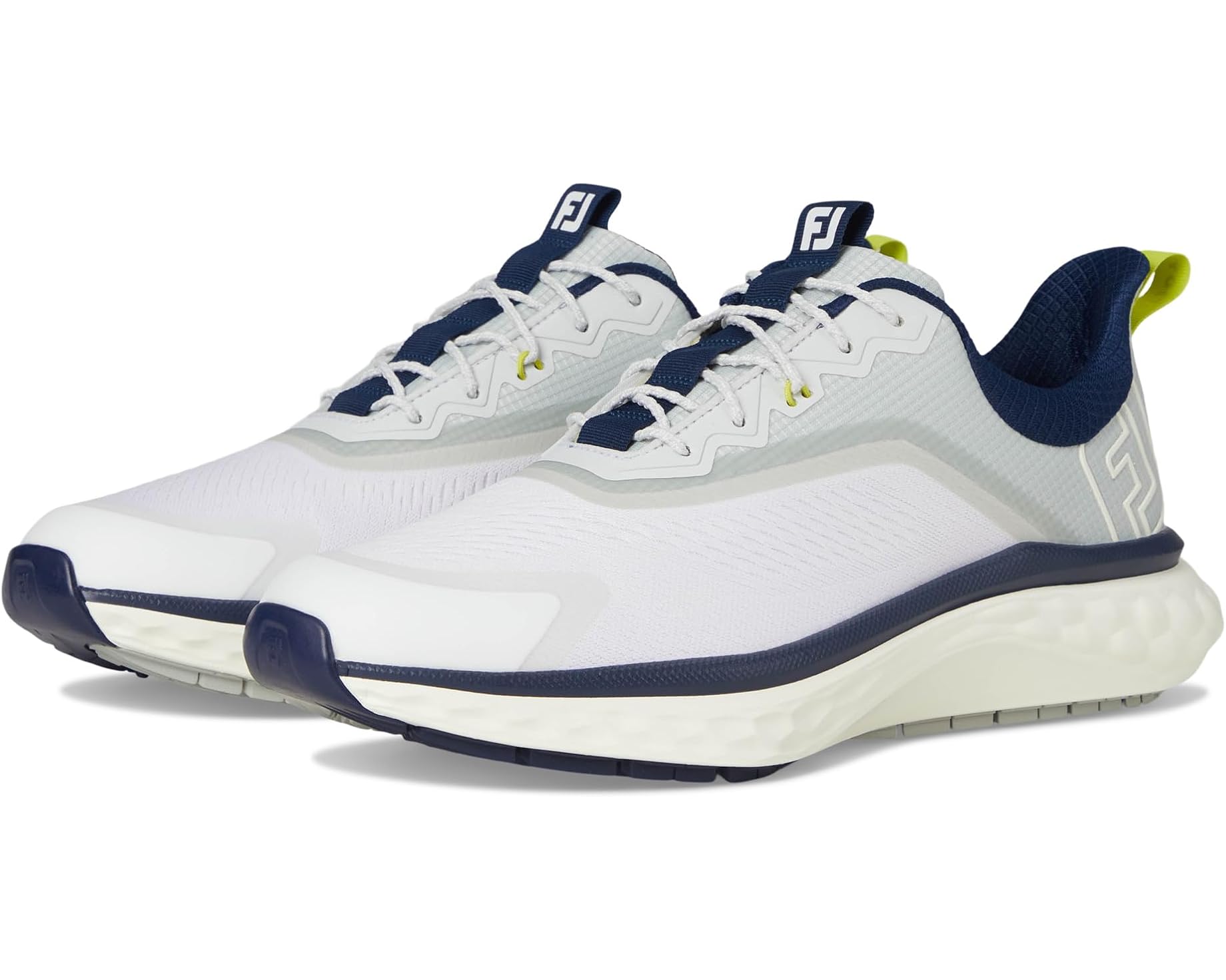 (取寄) フットジョイ メンズ FJ クオンタム ゴルフ シューズ FootJoy men FJ Quantum Golf Shoes White/Grey/Blue｜ジェットラグ店