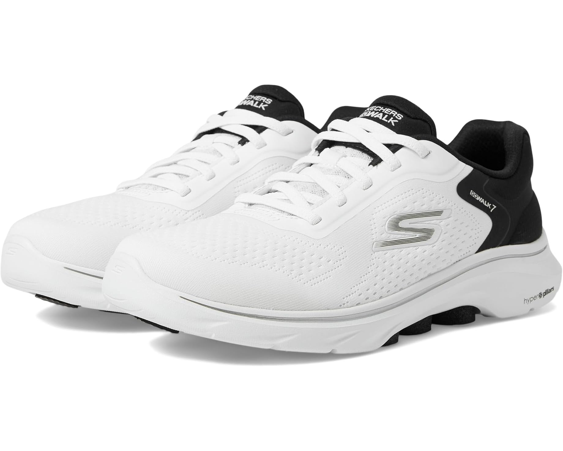 (取寄) スケッチャーズ パフォーマンス レディース ゴー ウォーク 7 - コズミック ウェーブ SKECHERS Performance women Go Walk 7 - Cosmic Waves White/Black｜ジェットラグ店