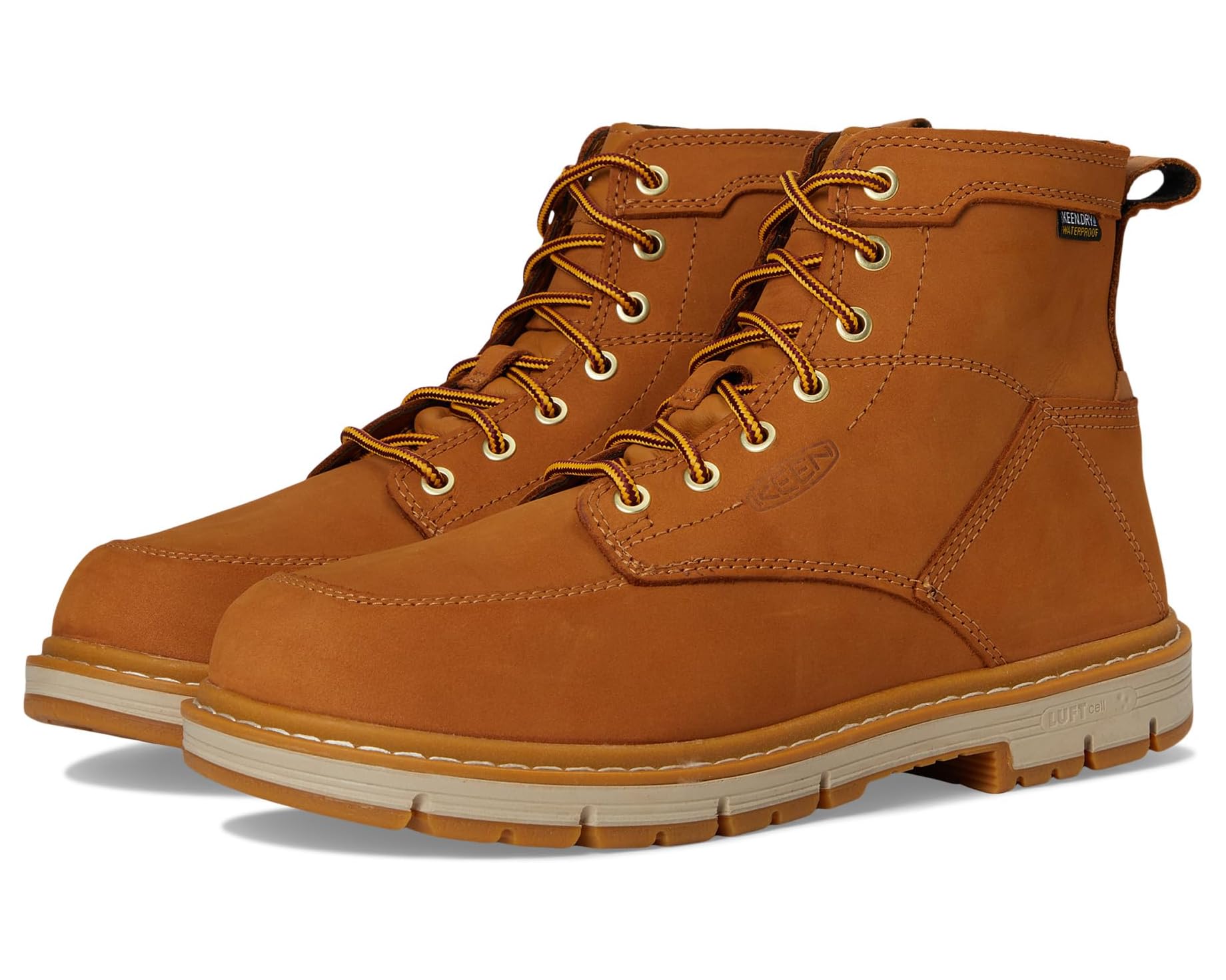(取寄) キーン ユーティリティ メンズ サン ジョゼ ソフト トゥ ウォータープルーフ 90 ディグリー ヒール KEEN Utility men San Jose 6" Soft Toe Waterproof 90 Degree Heel Bistre/Gum｜ジェットラグ店 37,044円