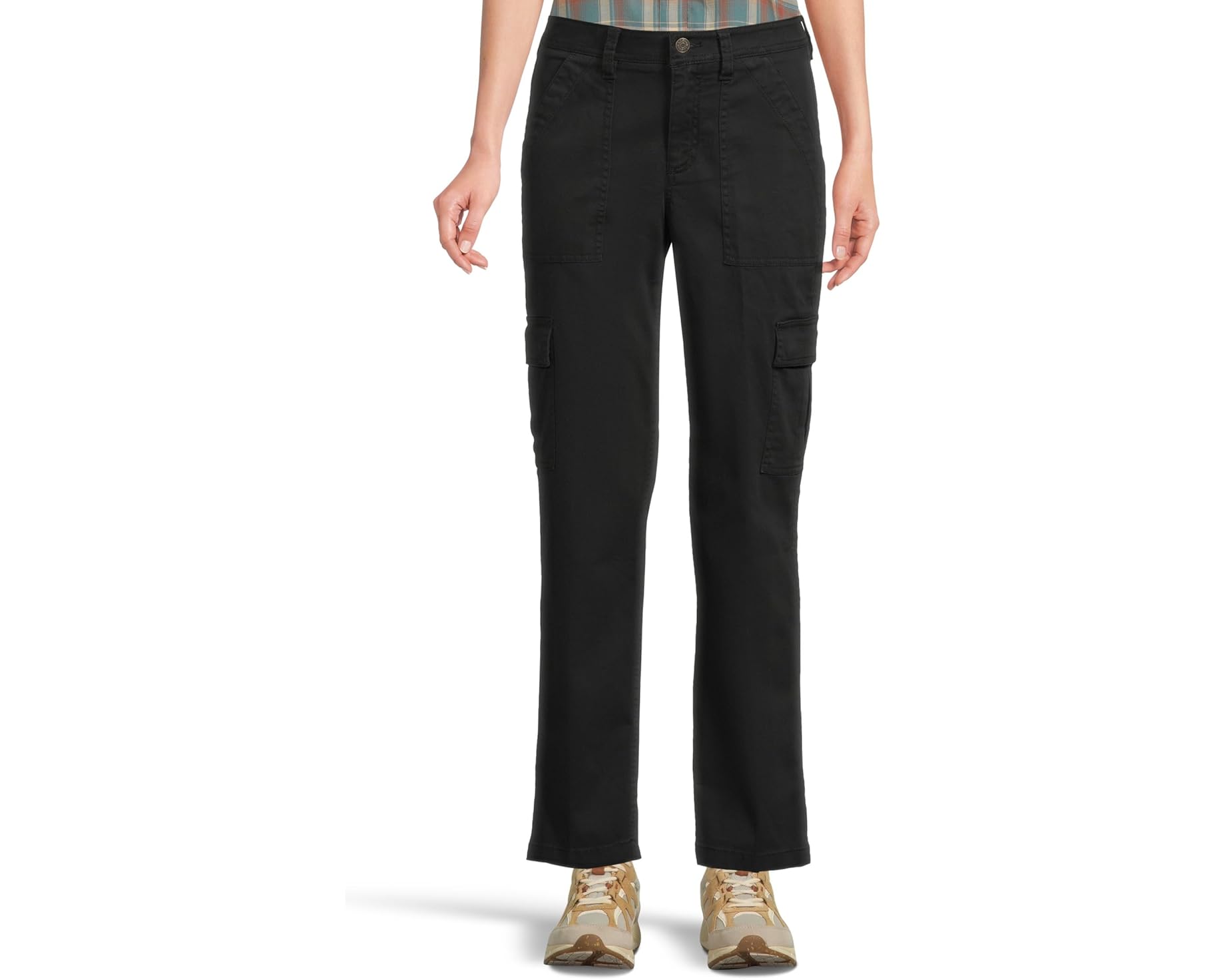 (取寄) エルエルビーン レディース コンフォート ストレッチ ミッドライズ ストレート-レッグ カーゴ パンツ L.L.Bean women Comfort Stretch Mid-Rise Straight-Leg Cargo Pants Dark Black|ジェットラグ店