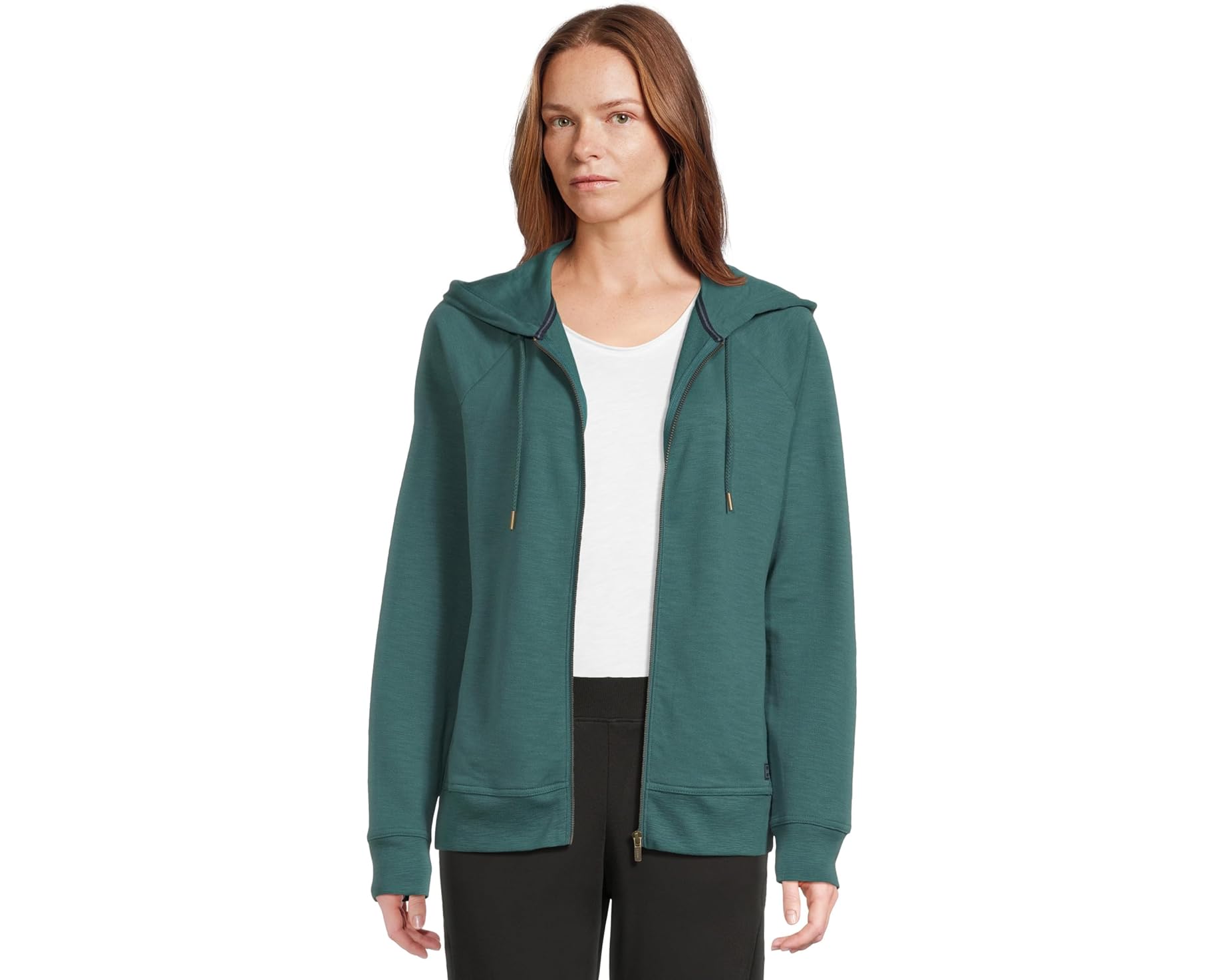 (取寄) エルエルビーン レディース ピークス アイランド フル-ジップ ブーディ L.L.Bean women Peaks Island Full-Zip Hoodie Shade Teal|ジェットラグ店